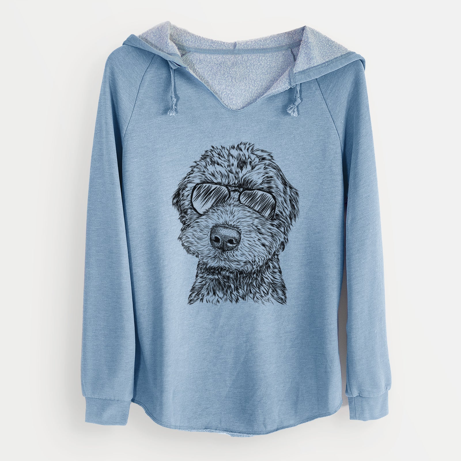 Aviator Bowser the Whoodle - Cali Wave Hooded Sweatshirt