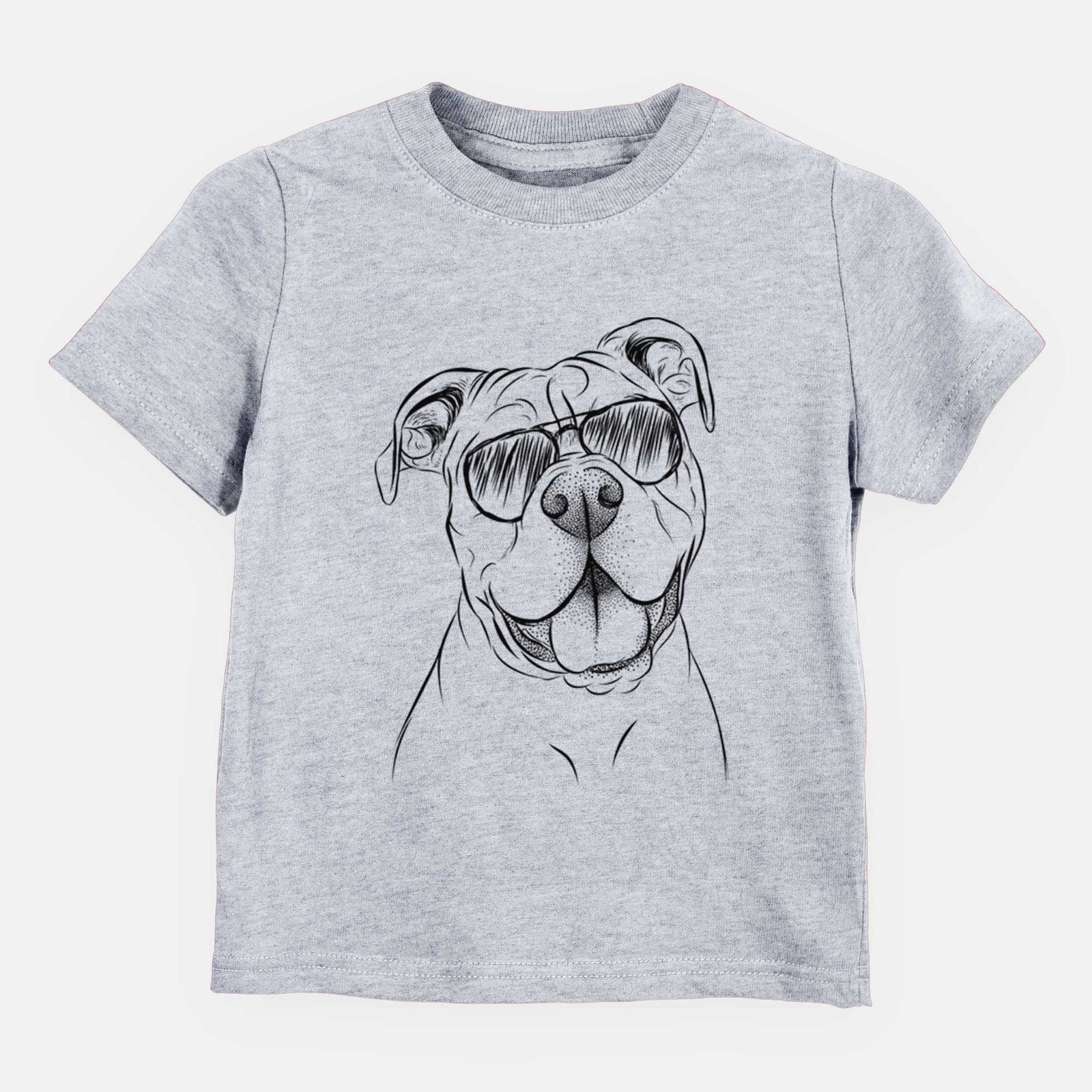 Aviator Bravo the Bulldog Mix - Kids/Youth/Toddler Shirt