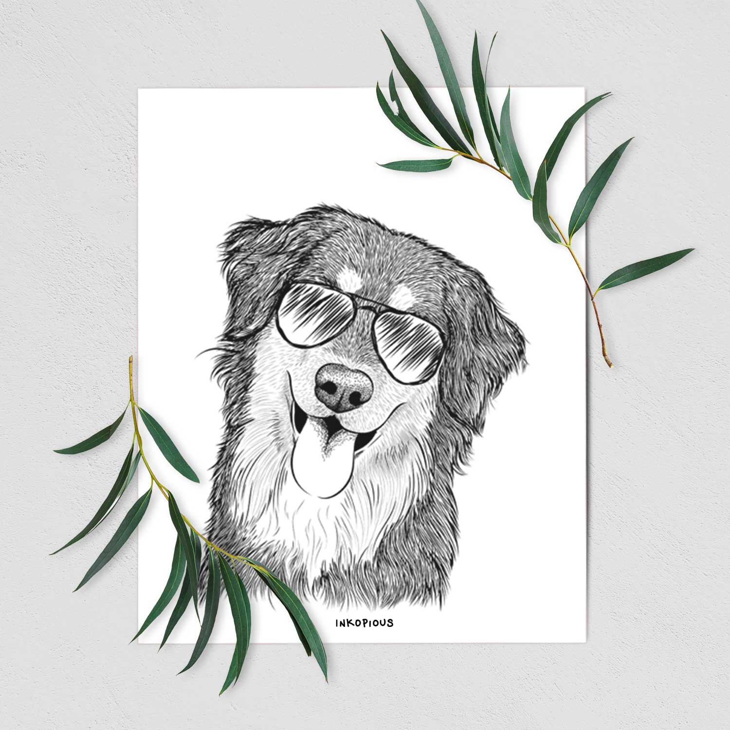 Brodie the Golden Aussie Art Print