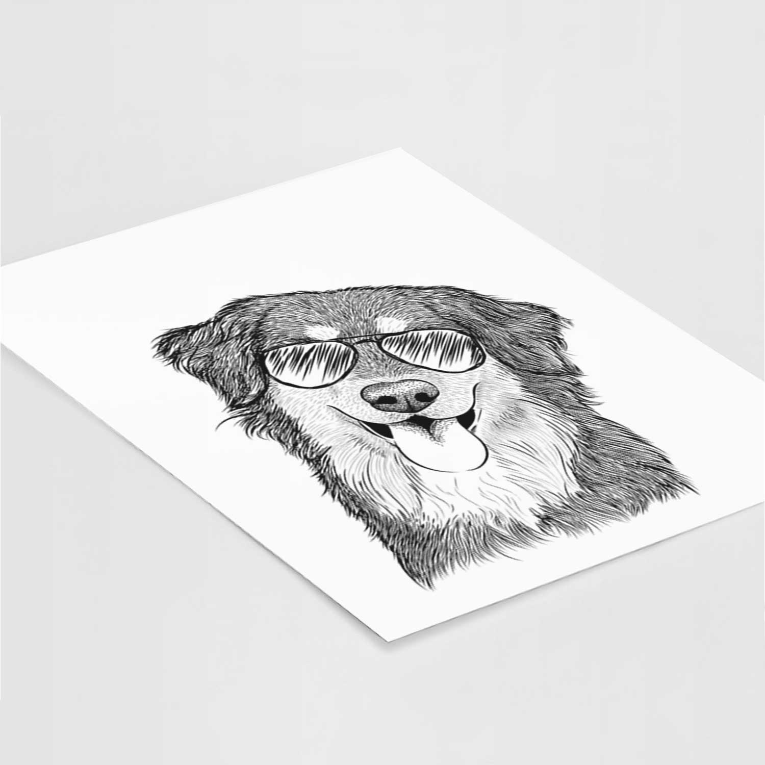 Brodie the Golden Aussie Art Print