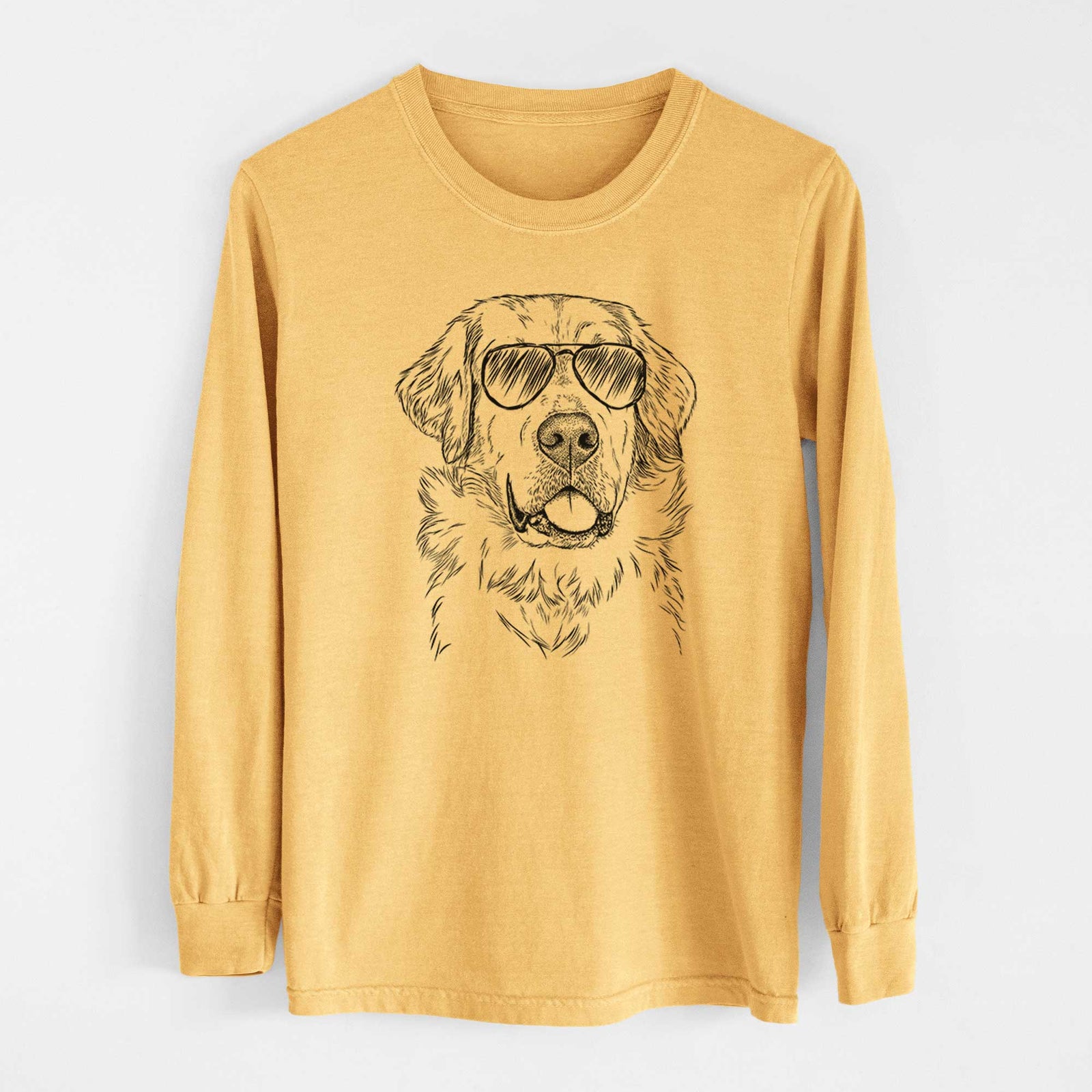 Aviators Brophy the Great Pyrenees - Heavyweight 100% Cotton Long Sleeve