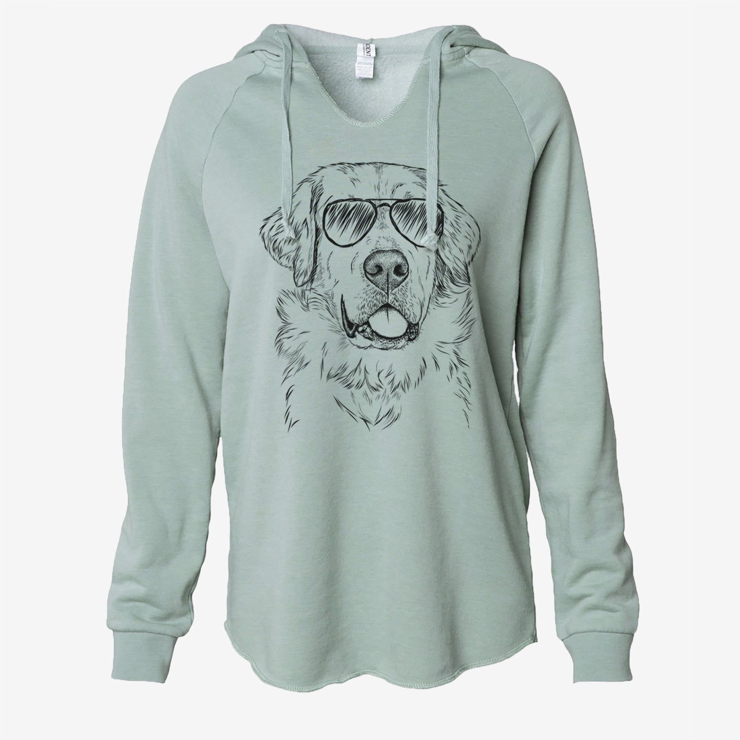Brophy the Great Pyrenees - Cali Wave Hooded Sweatshirt