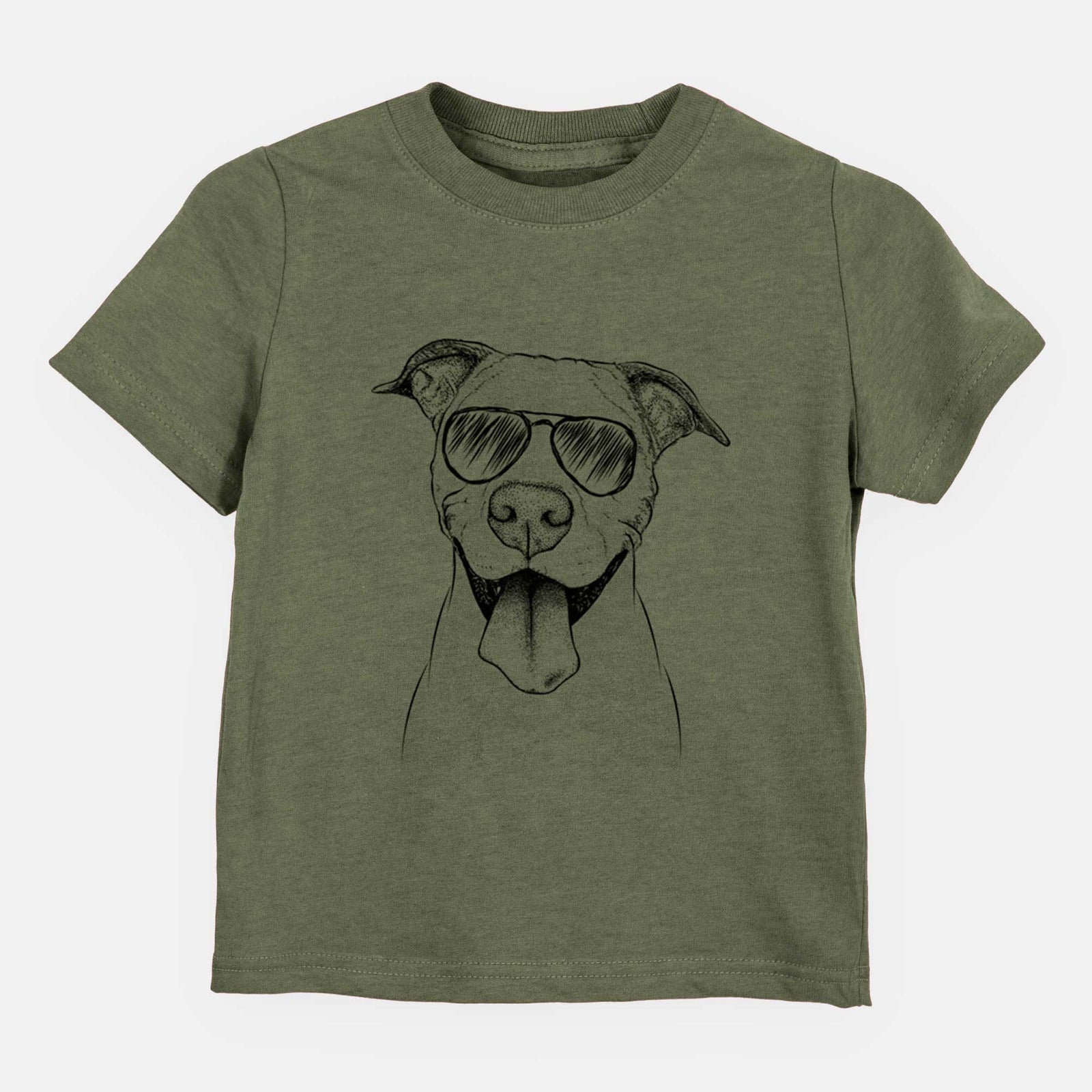 Aviator Bruce the American Staffordshire Terrier - Kids/Youth/Toddler Shirt