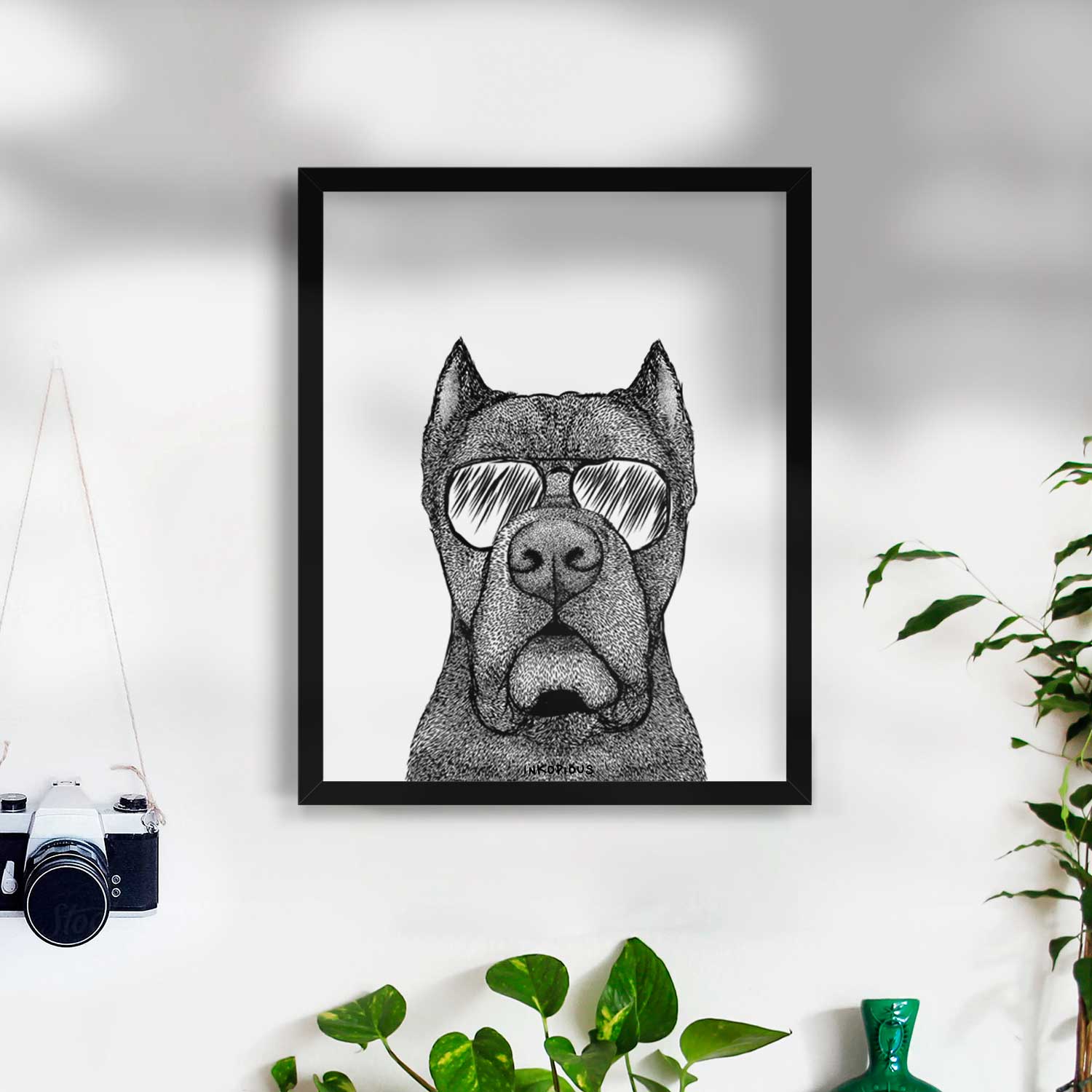 Bruno the Cane Corso Art Print
