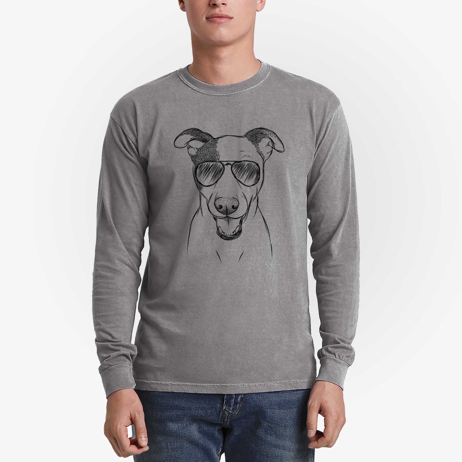 Aviators Bucky the Mixed Breed - Heavyweight 100% Cotton Long Sleeve