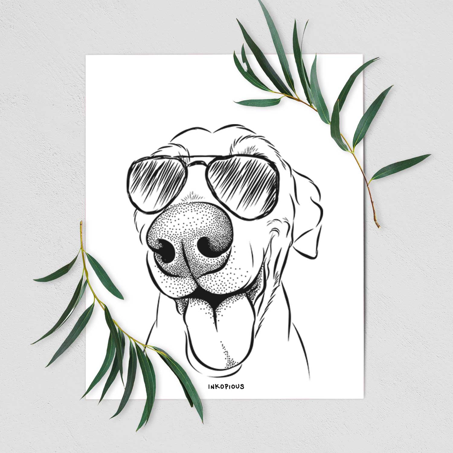 Buddy the Buddy the Sato / American Village Dog Art Print