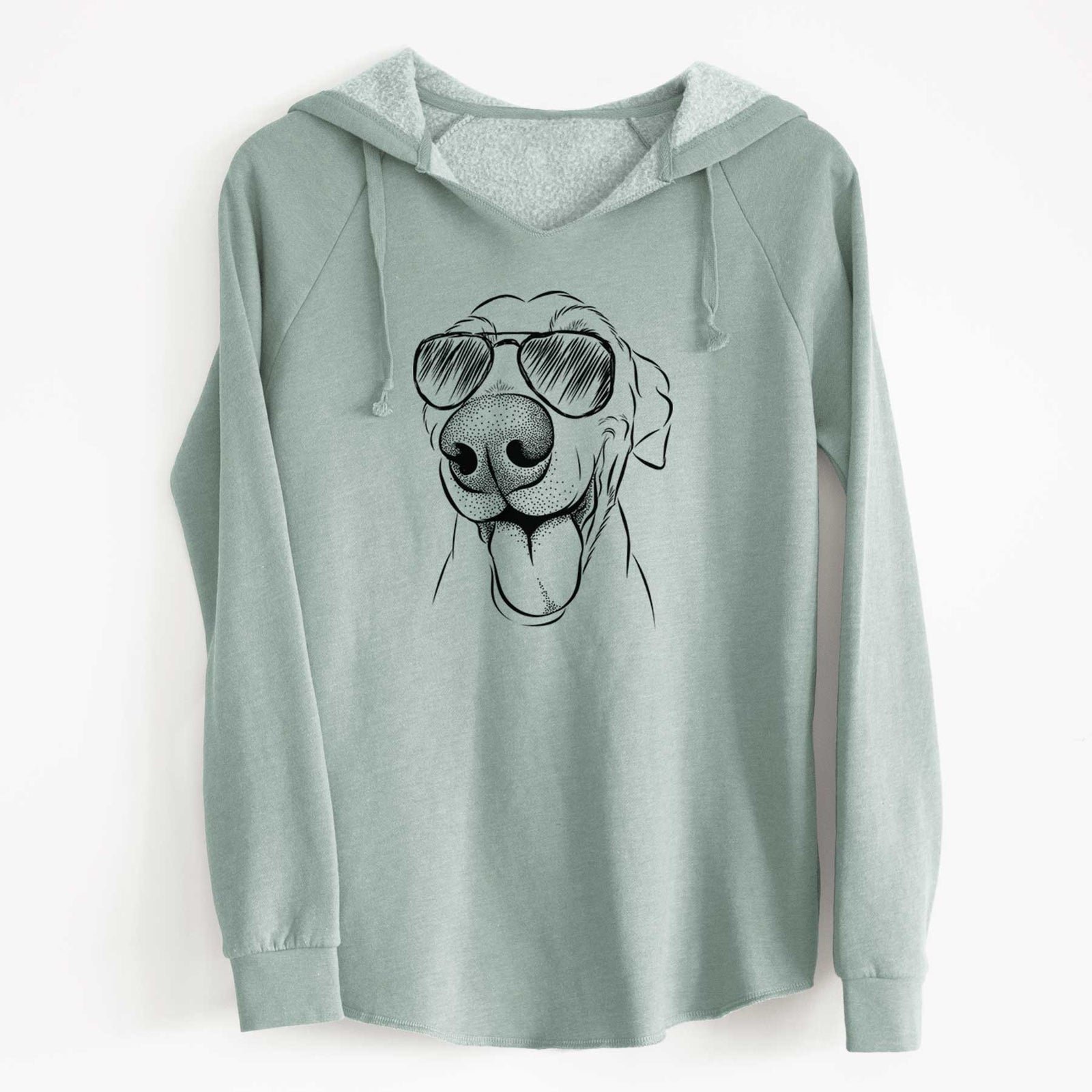 Aviator Buddy the Buddy the Sato / American Village Dog - Cali Wave Hooded Sweatshirt