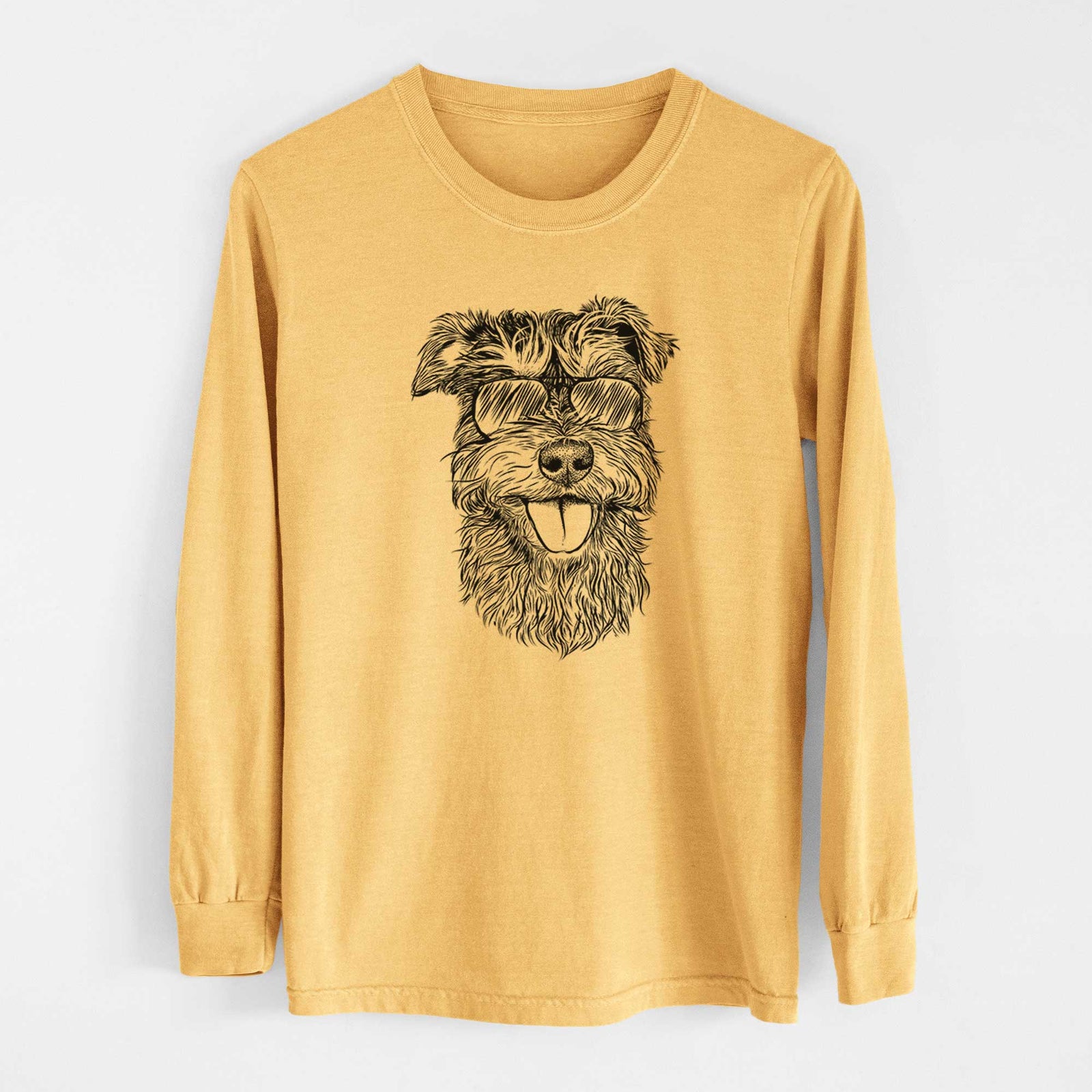 Aviators Buster the Schnoodle - Heavyweight 100% Cotton Long Sleeve