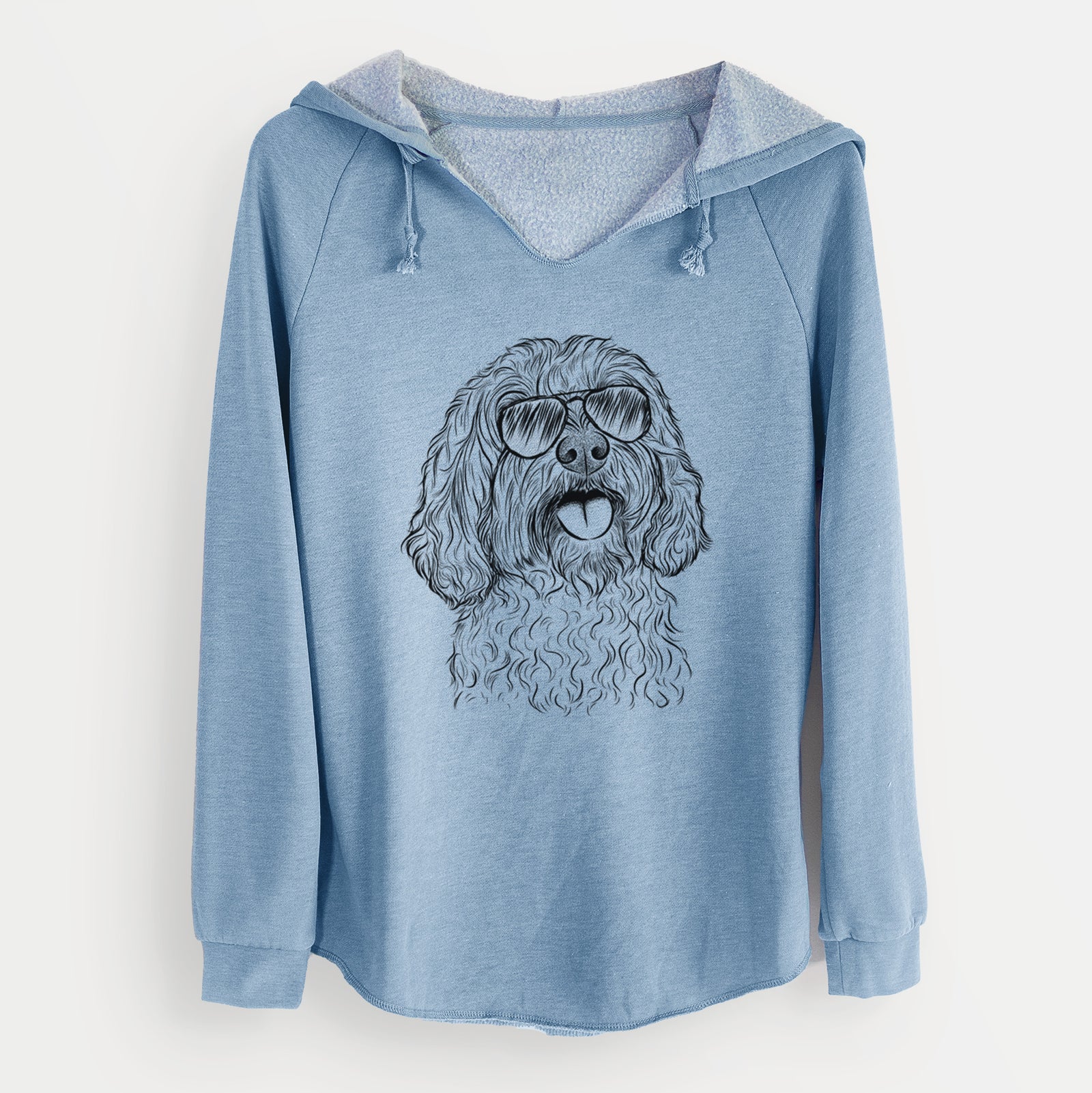 Aviator Cali the Cavapoo - Cali Wave Hooded Sweatshirt