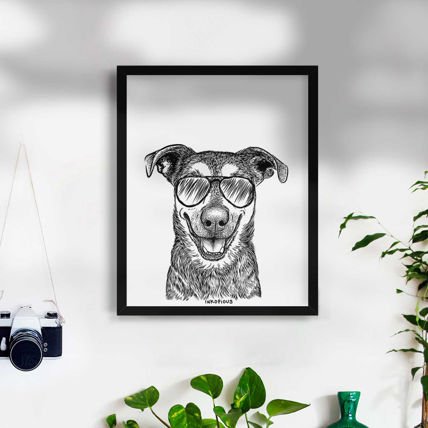 Case the Mixed Breed Art Print