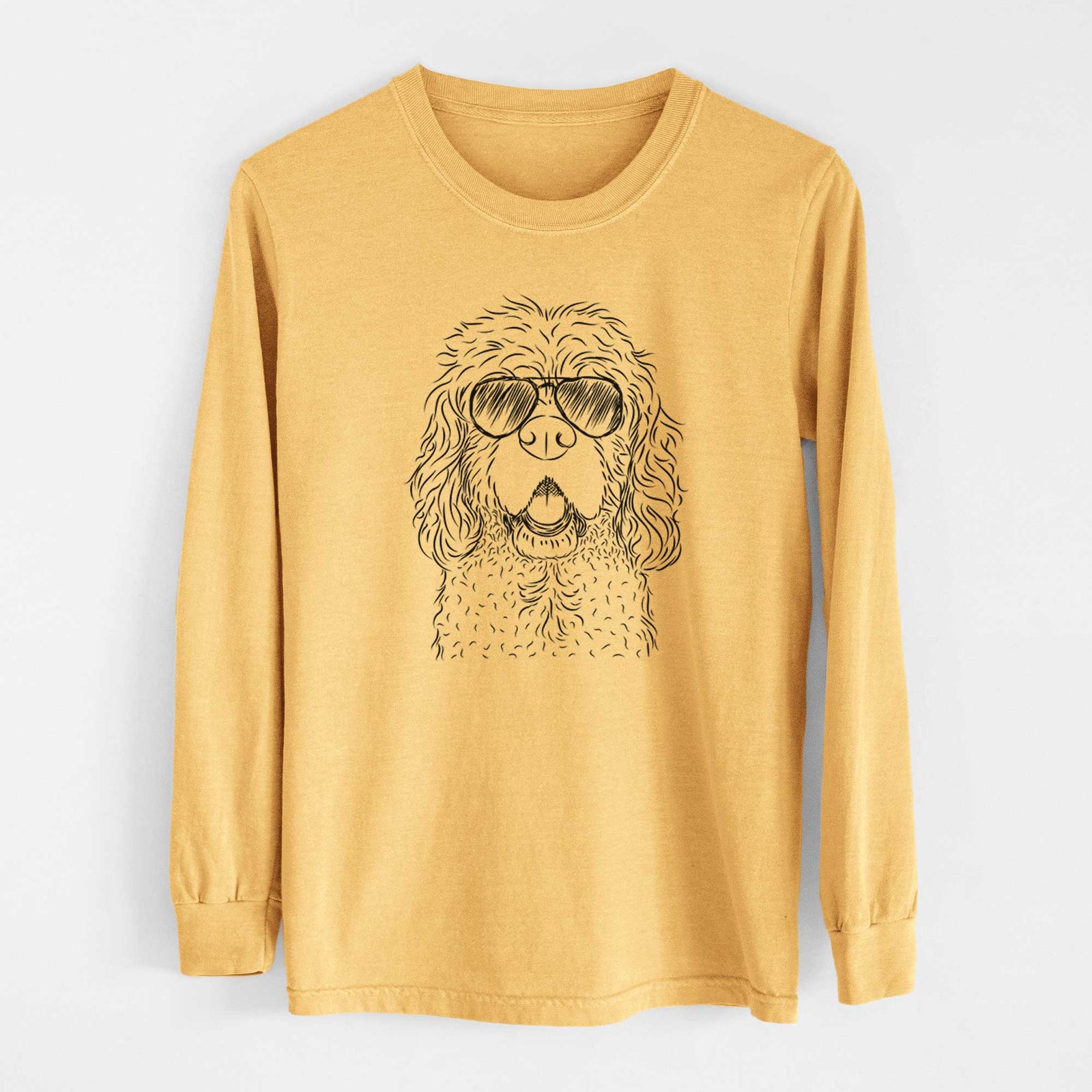 Aviators Casey the American Cocker Spaniel - Heavyweight 100% Cotton Long Sleeve