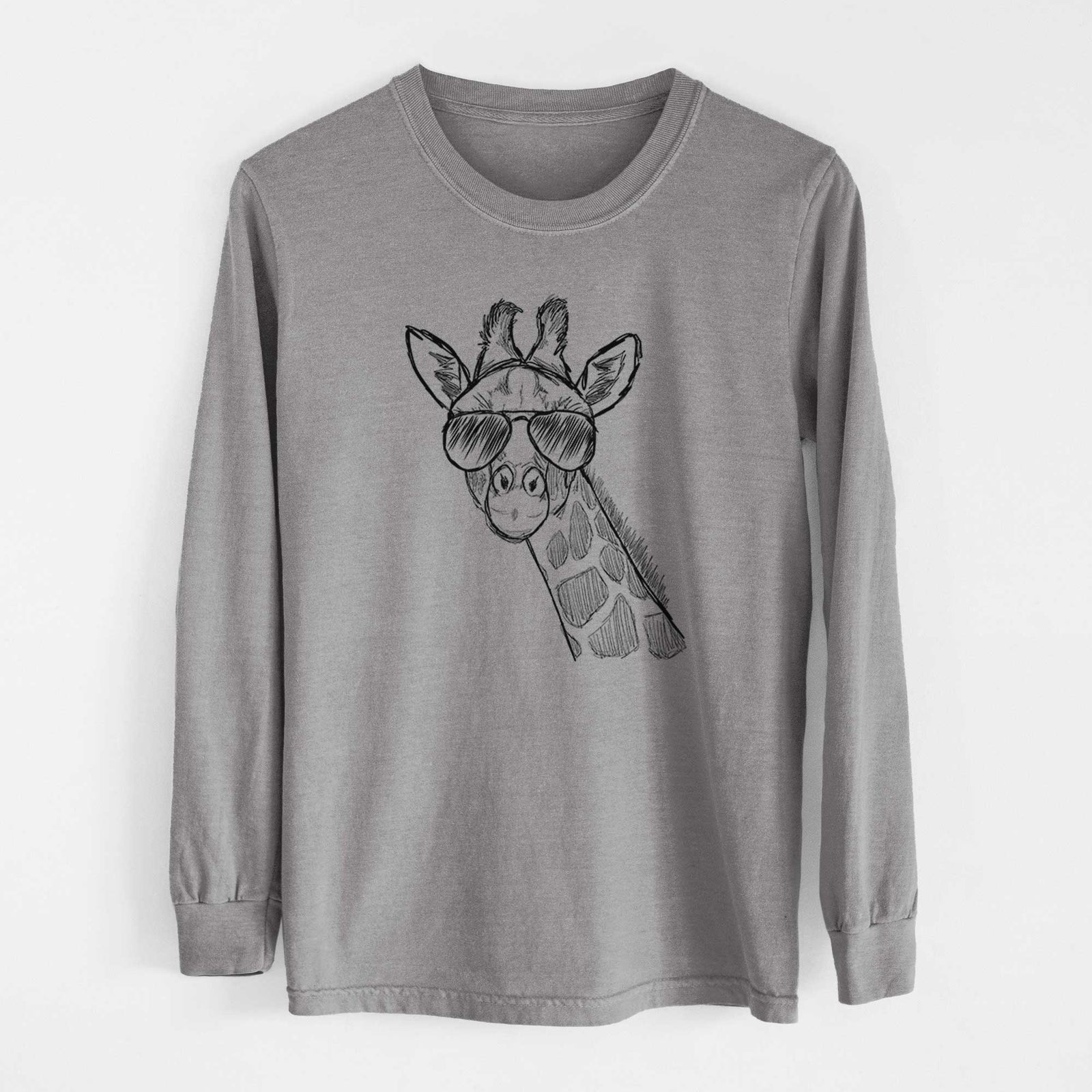 Aviators Cedrick the Giraffe - Heavyweight 100% Cotton Long Sleeve