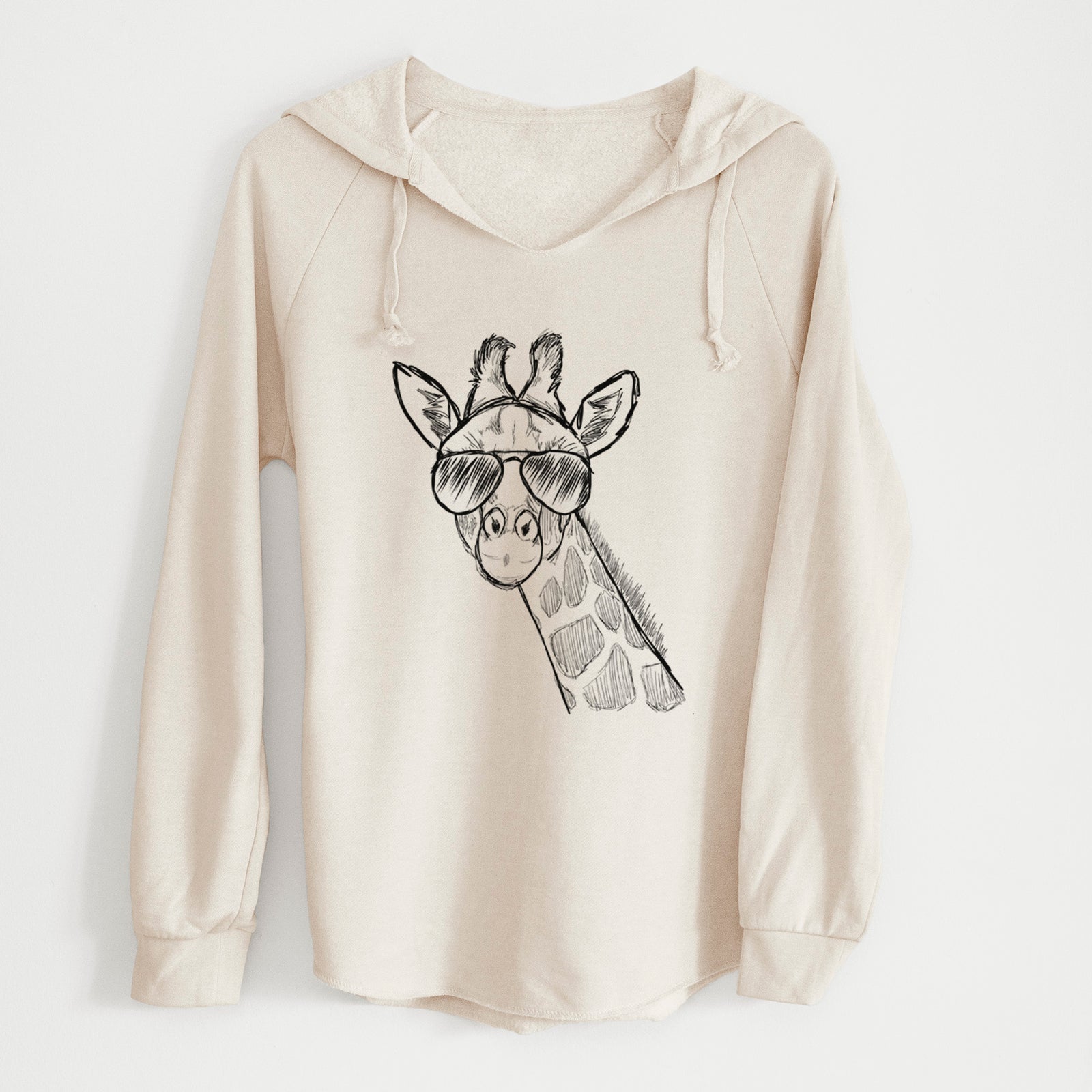 Aviator Cedrick the Giraffe - Cali Wave Hooded Sweatshirt