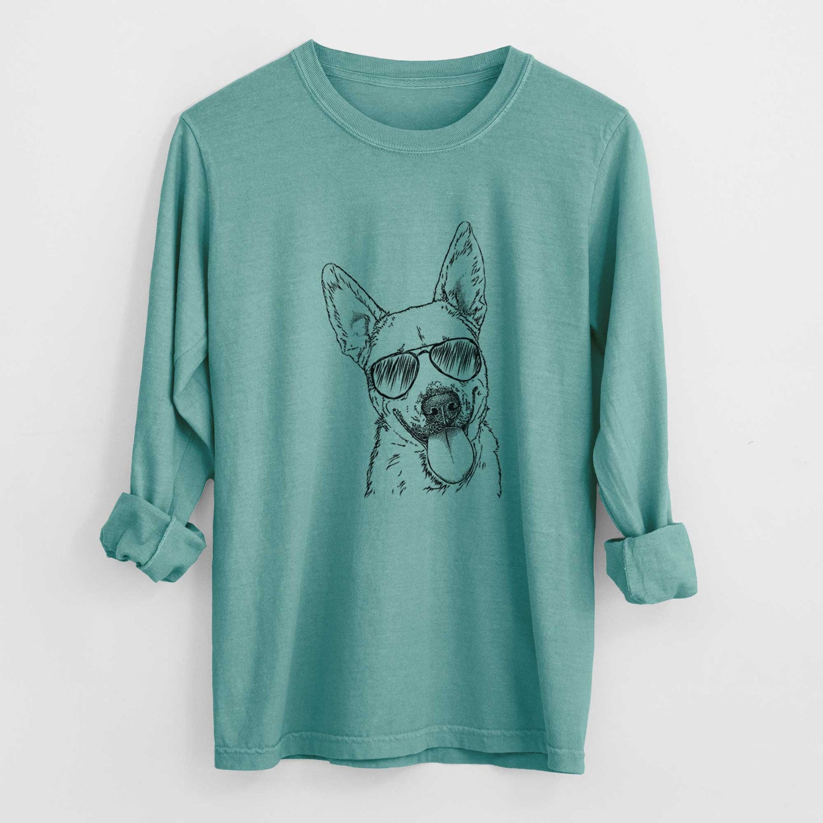 Aviators Charlie the Mixed Breed - Heavyweight 100% Cotton Long Sleeve