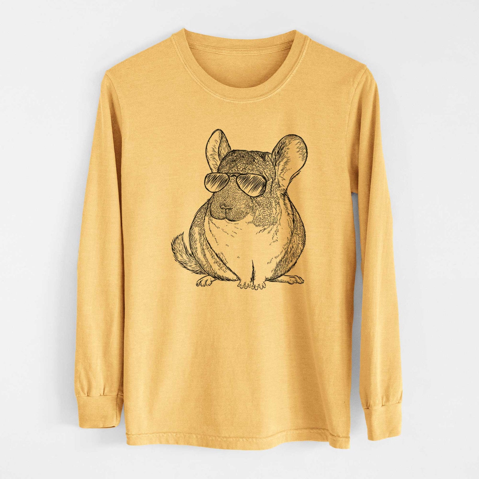 Aviators Cheddar the Chinchilla - Heavyweight 100% Cotton Long Sleeve