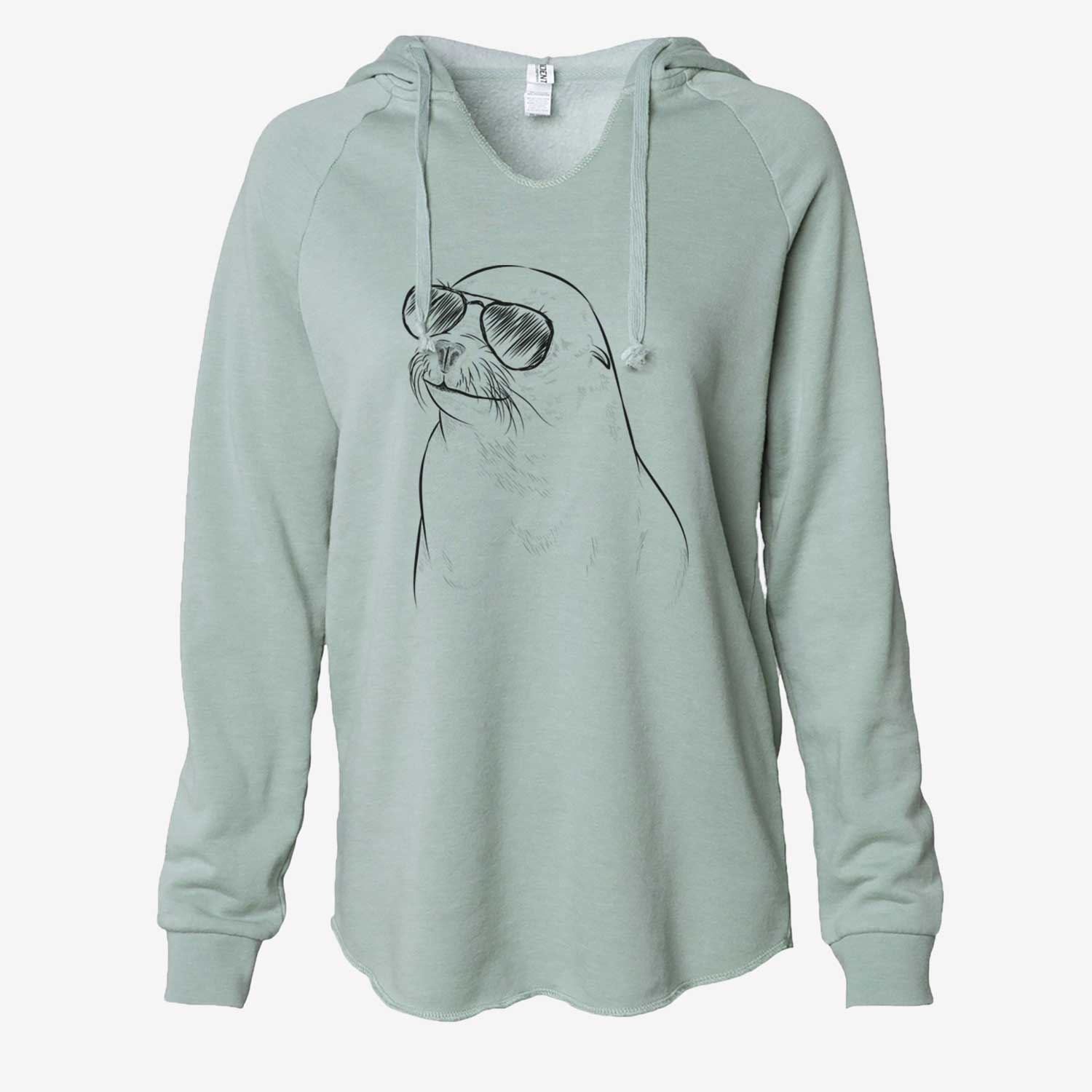 Chip the California Sea Lion - Cali Wave Hooded Sweatshirt
