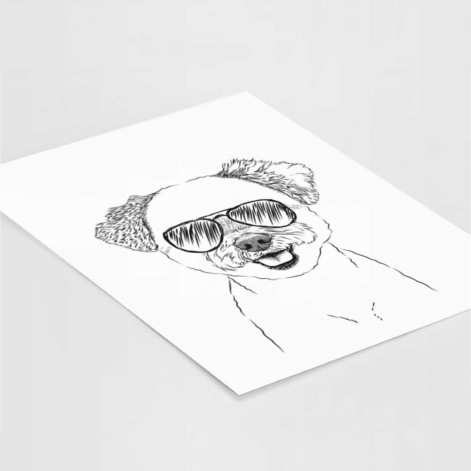 Chippy the Mixed Breed Art Print