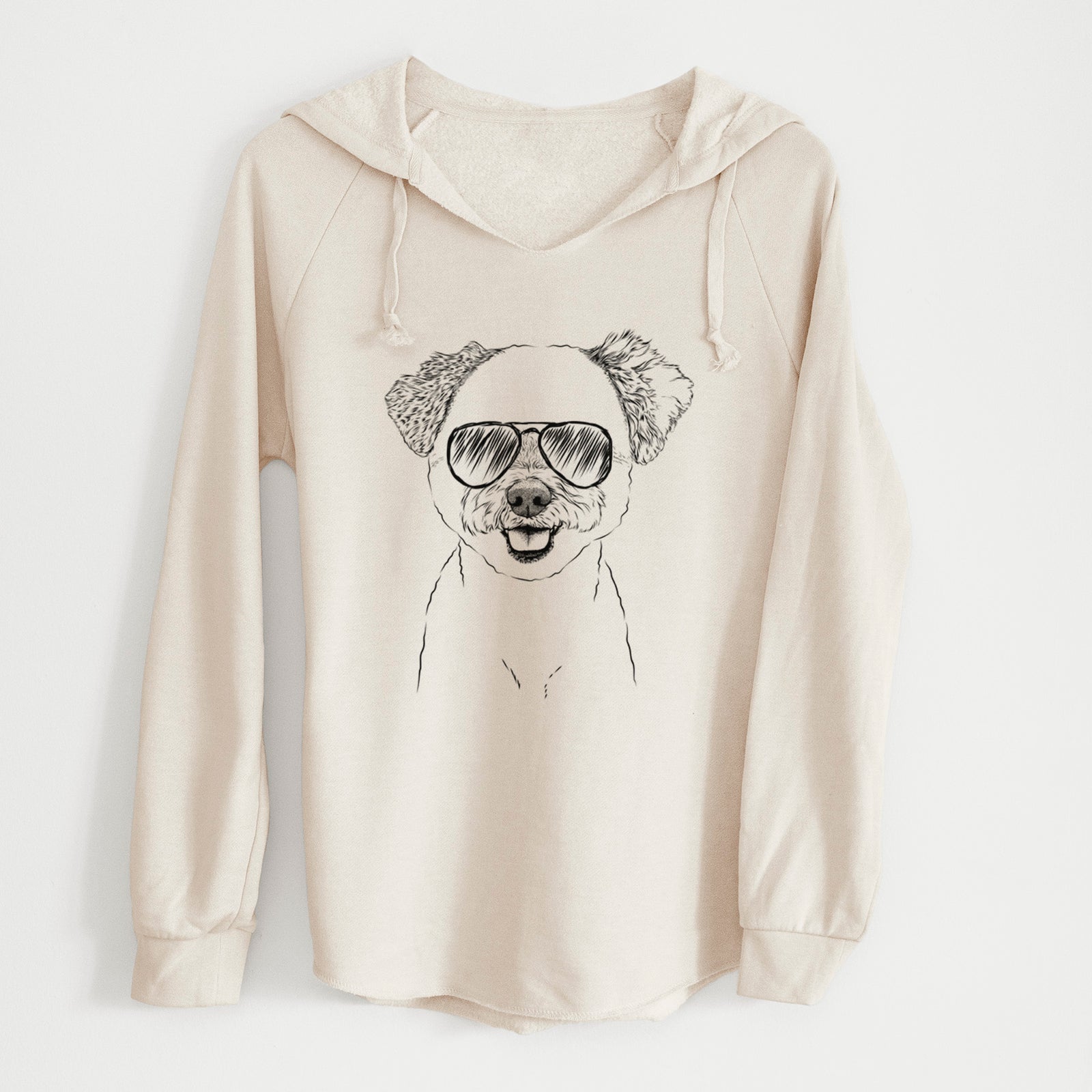 Aviator Chippy the Mixed Breed - Cali Wave Hooded Sweatshirt