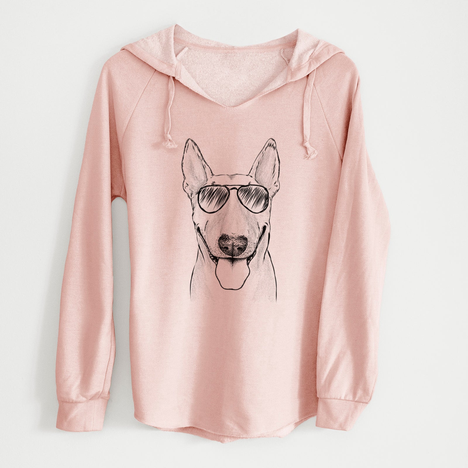 Aviator Chloe the Bull Terrier - Cali Wave Hooded Sweatshirt