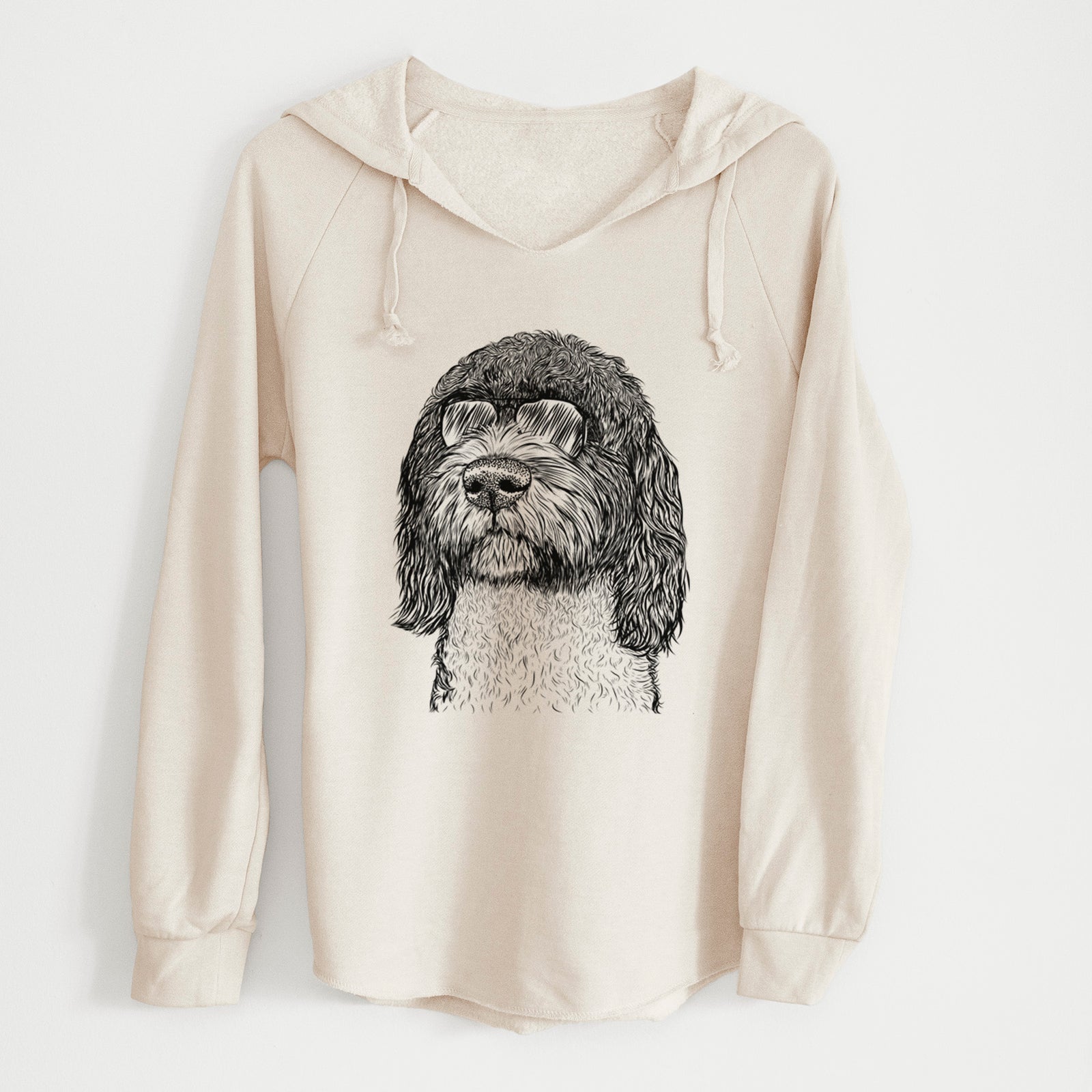 Aviator Chris the Portuguese Water Dog - Cali Wave Hooded Sweatshirt