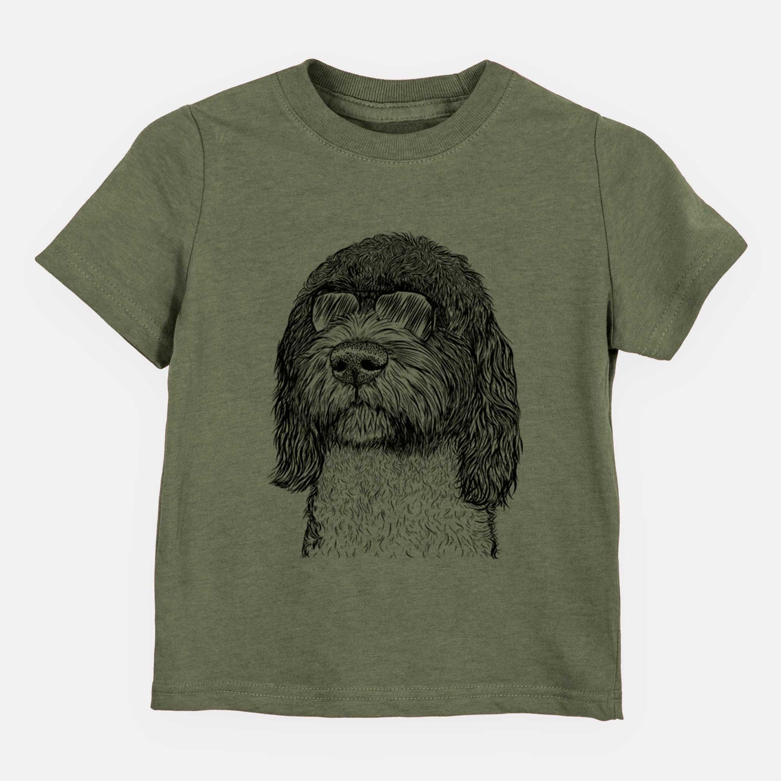 Aviator Chris the Portuguese Water Dog - Kids/Youth/Toddler Shirt