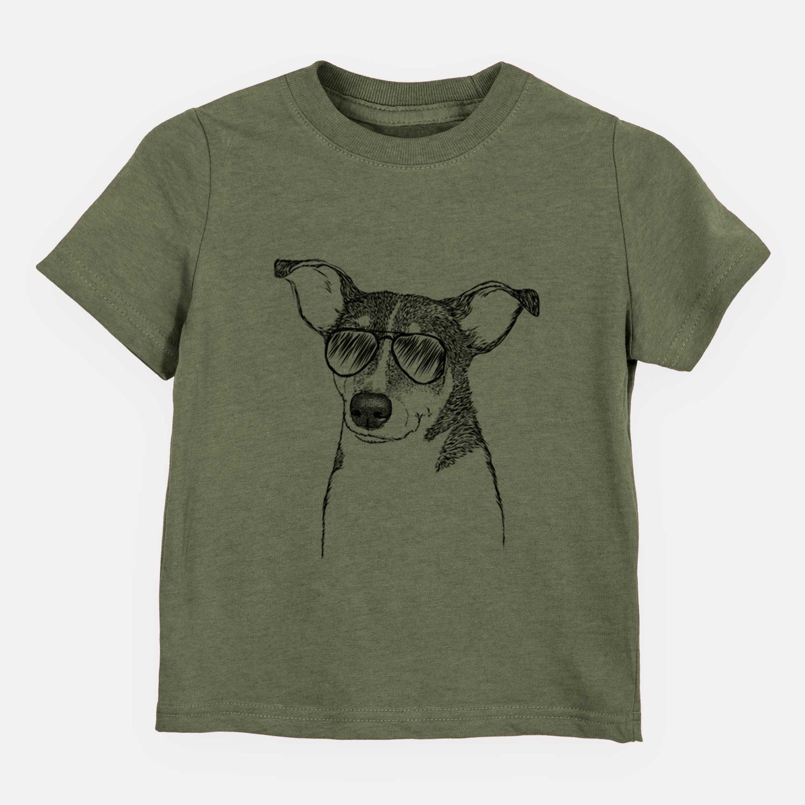 Aviator Cleo the Terrier Mix - Kids/Youth/Toddler Shirt