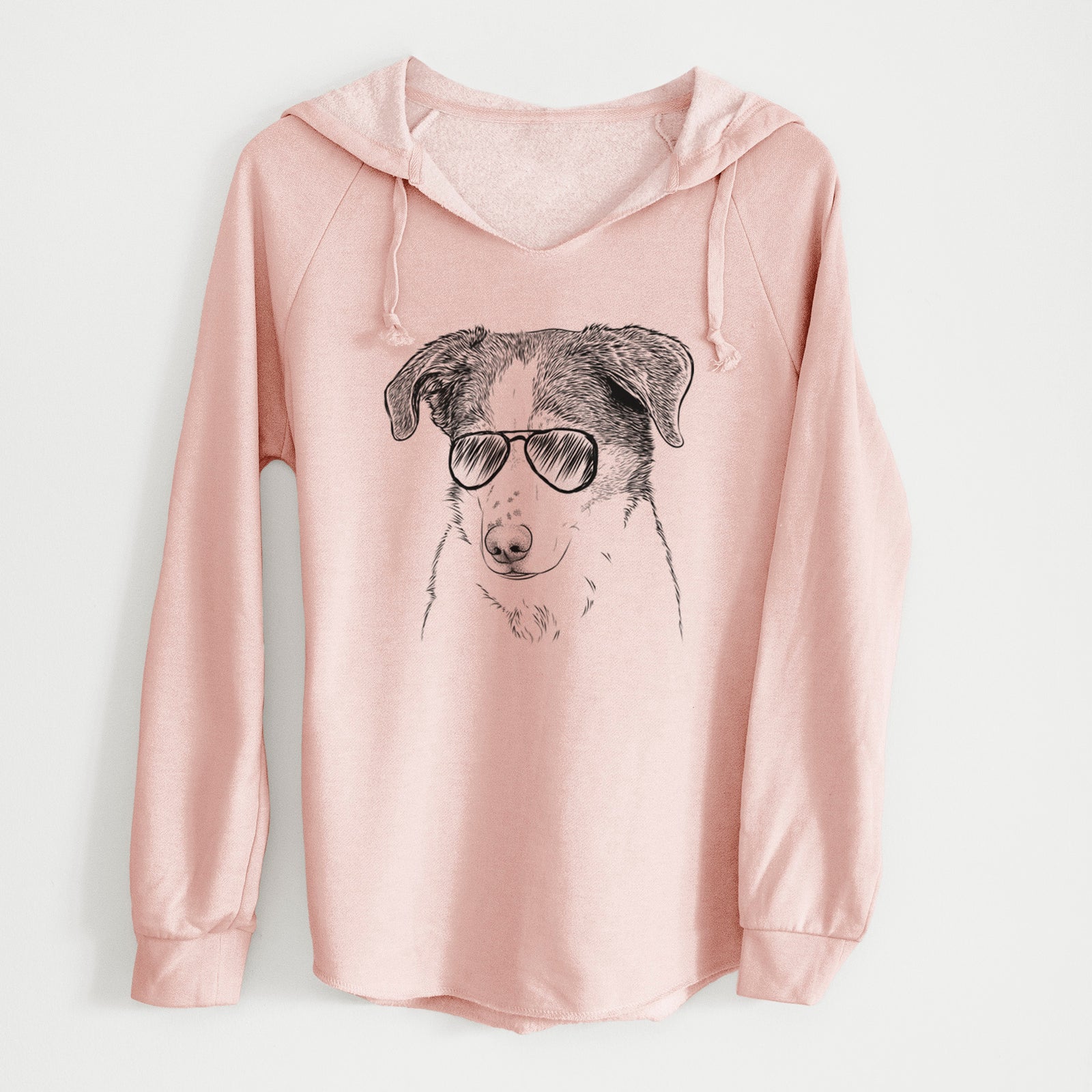 Aviator Coco the Beagle Mix - Cali Wave Hooded Sweatshirt