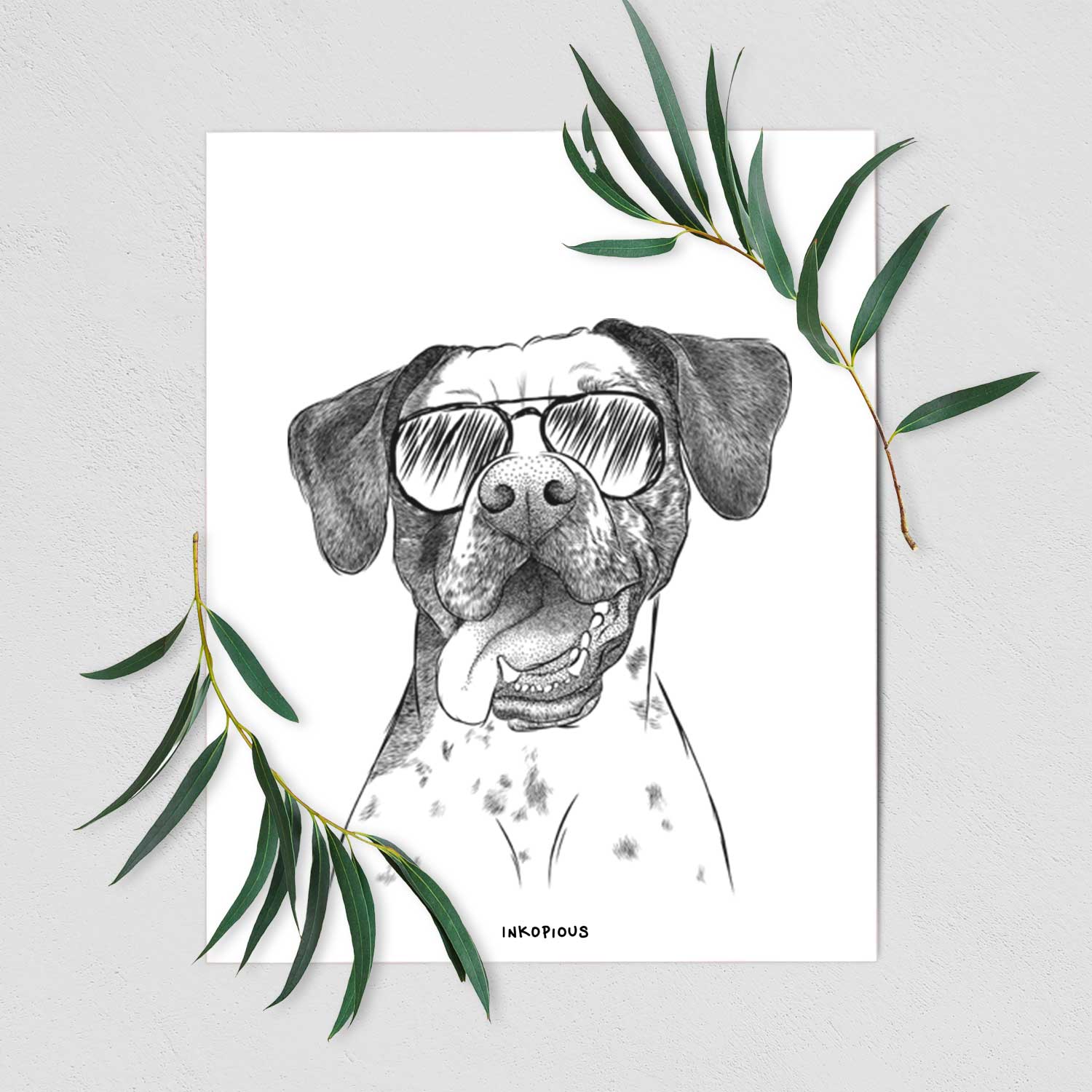 Cola the Catahoula Art Print