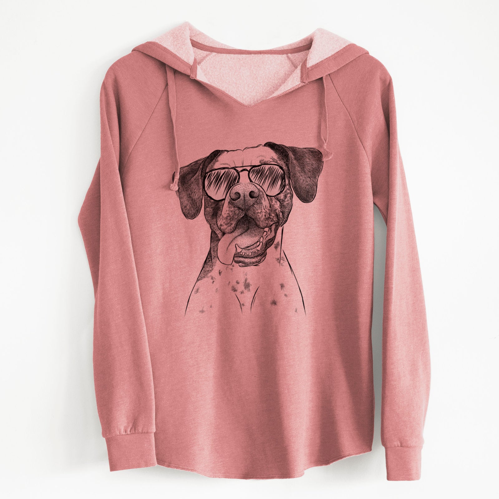 Aviator Cola the Catahoula - Cali Wave Hooded Sweatshirt