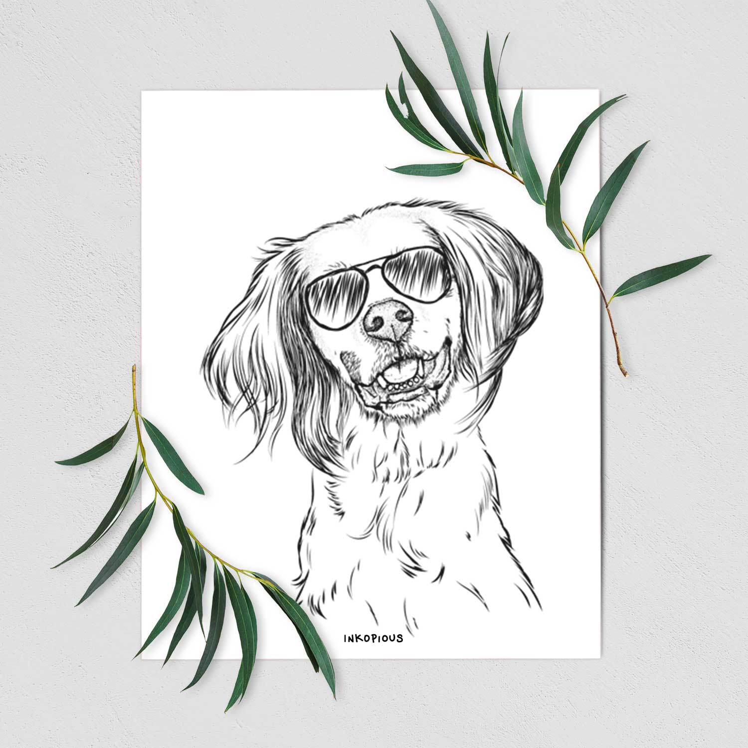 Cooper the English Setter Art Print