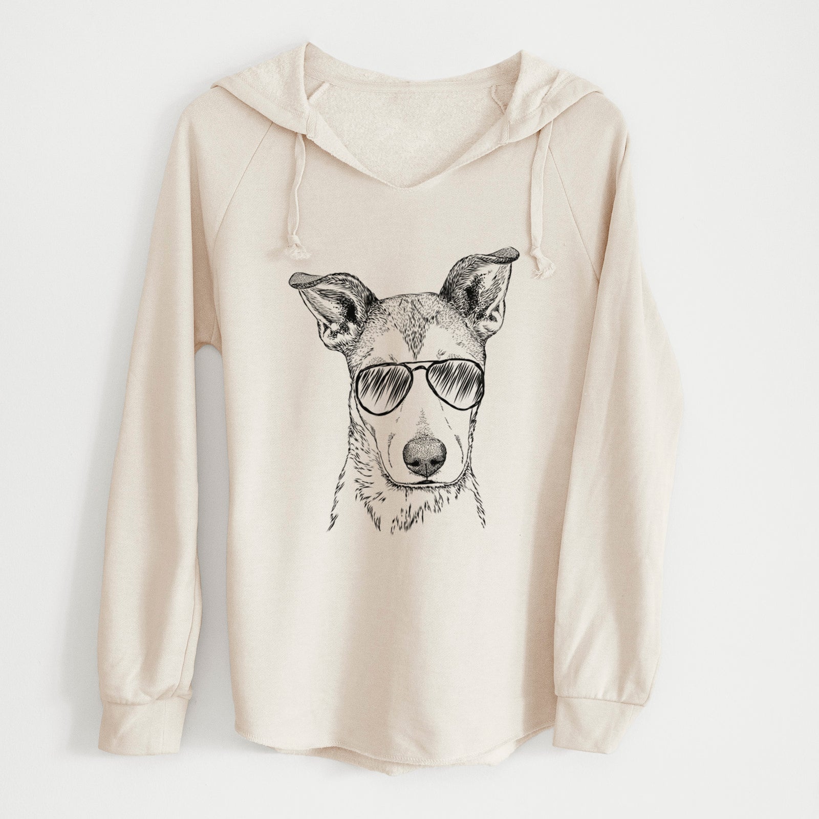 Aviator Coral the Mixed Breed - Cali Wave Hooded Sweatshirt