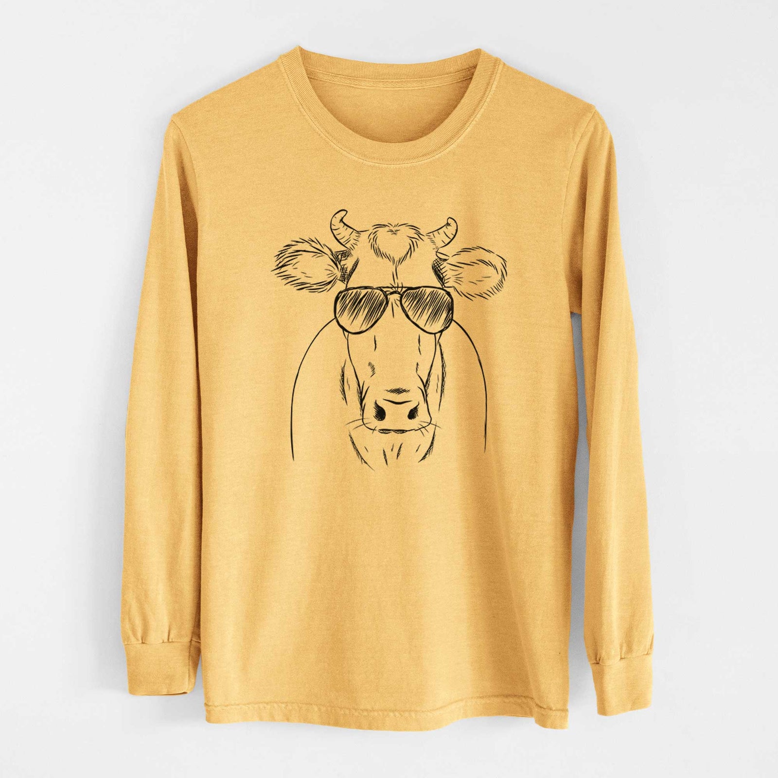 Aviators Cruz the Cow - Heavyweight 100% Cotton Long Sleeve