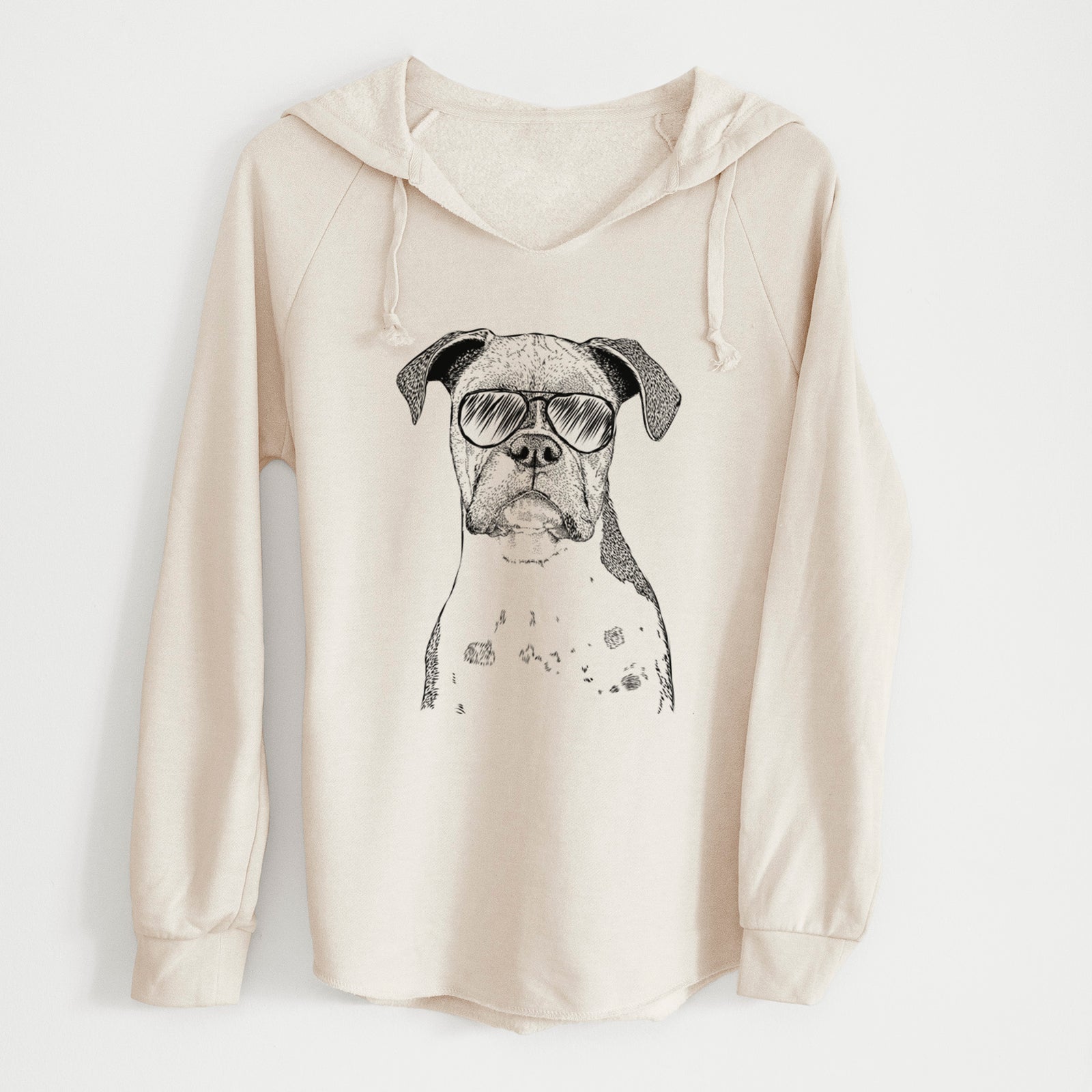 Aviator Daisy the Boxer - Cali Wave Hooded Sweatshirt