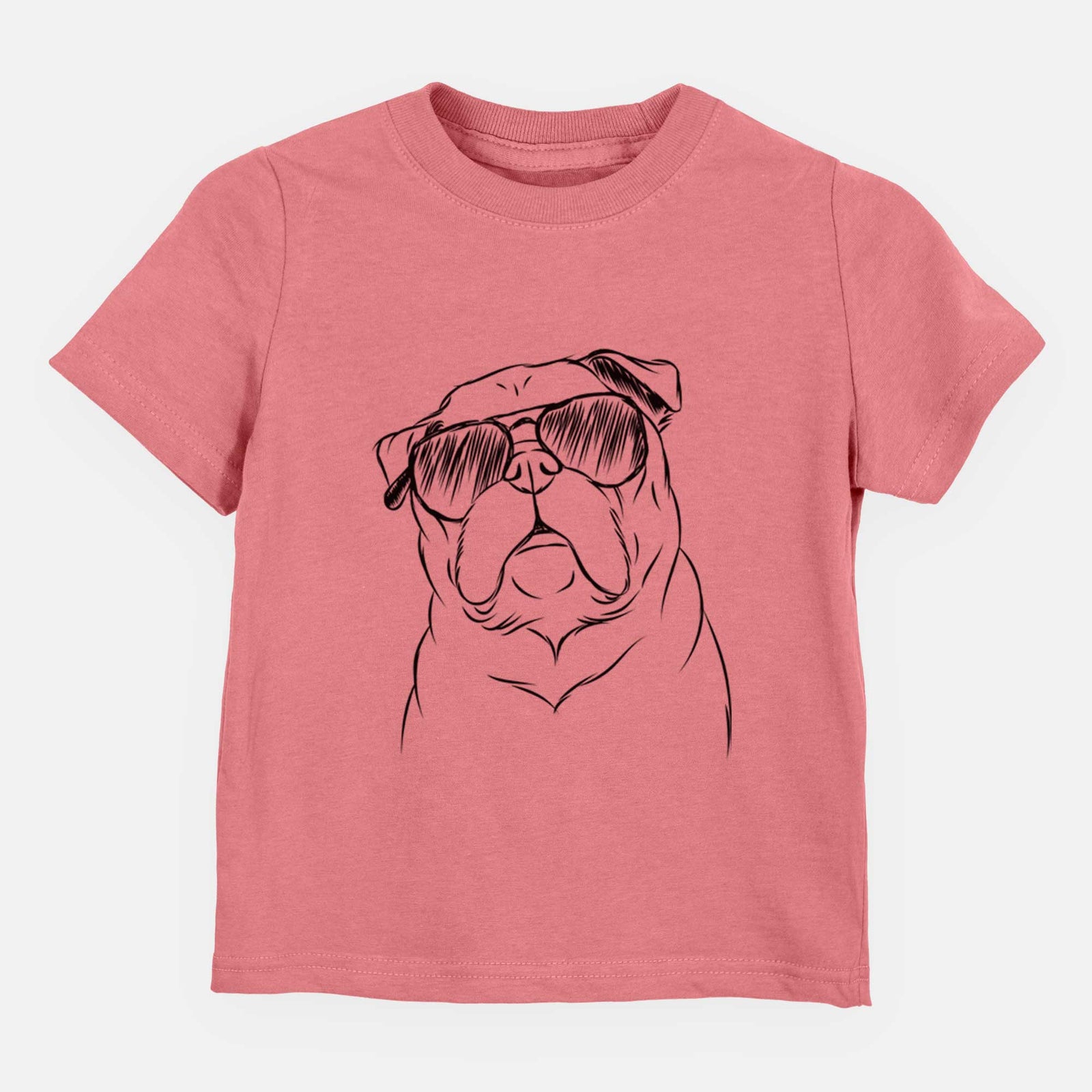 Aviator Darling Chloe the Pug - Kids/Youth/Toddler Shirt