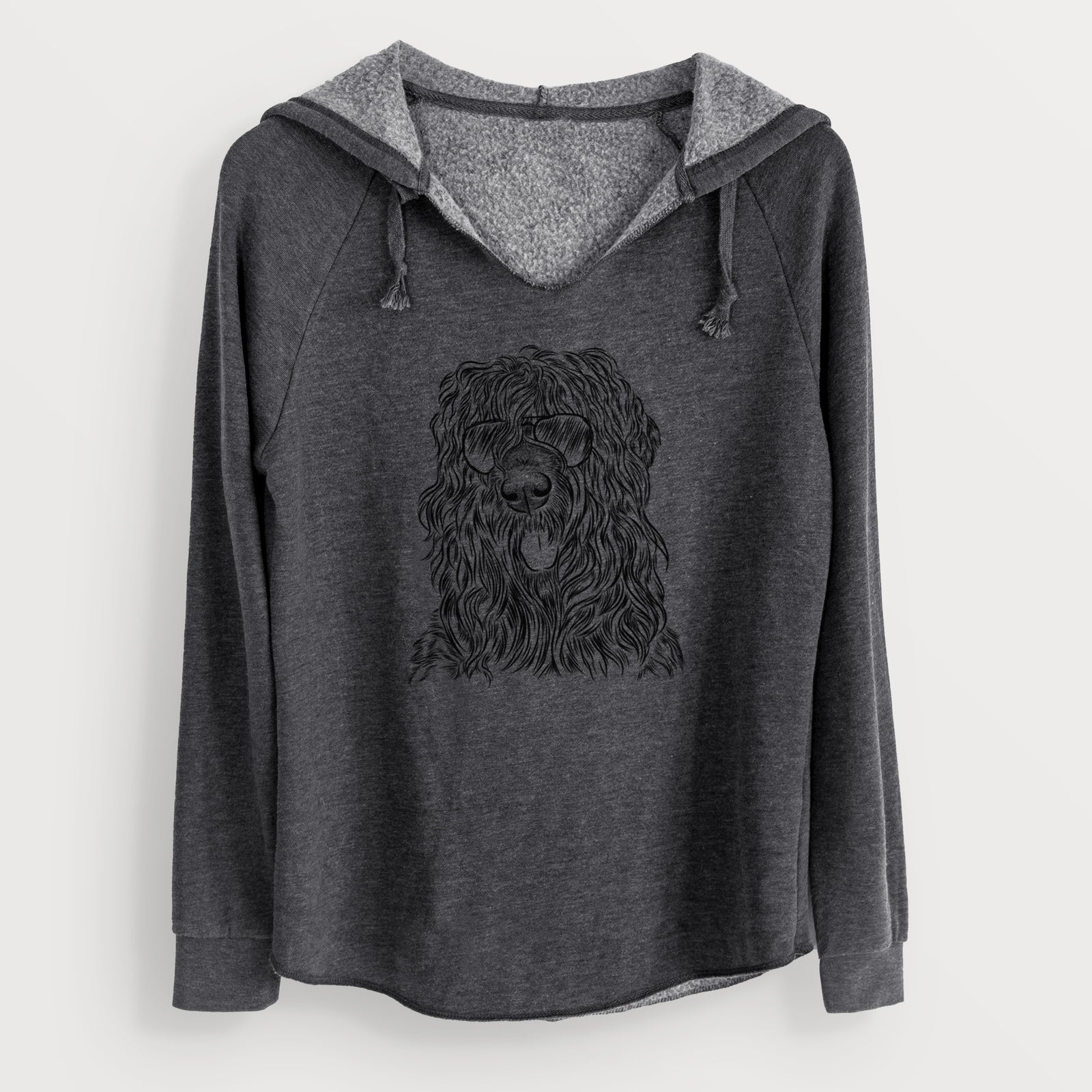 Aviator Darryl the Black Russian Terrier - Cali Wave Hooded Sweatshirt