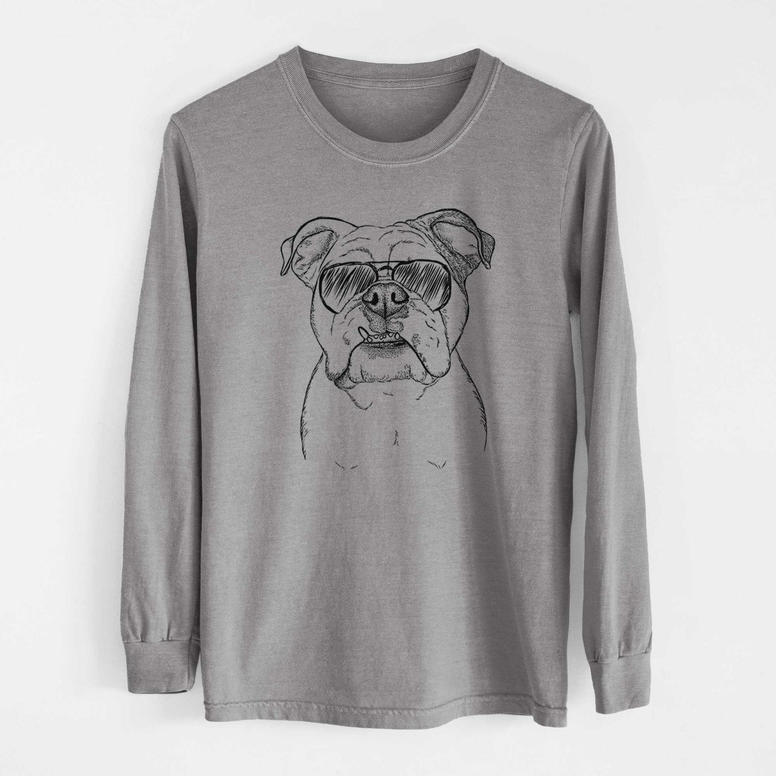 Aviators Dazy the English Bulldog - Heavyweight 100% Cotton Long Sleeve