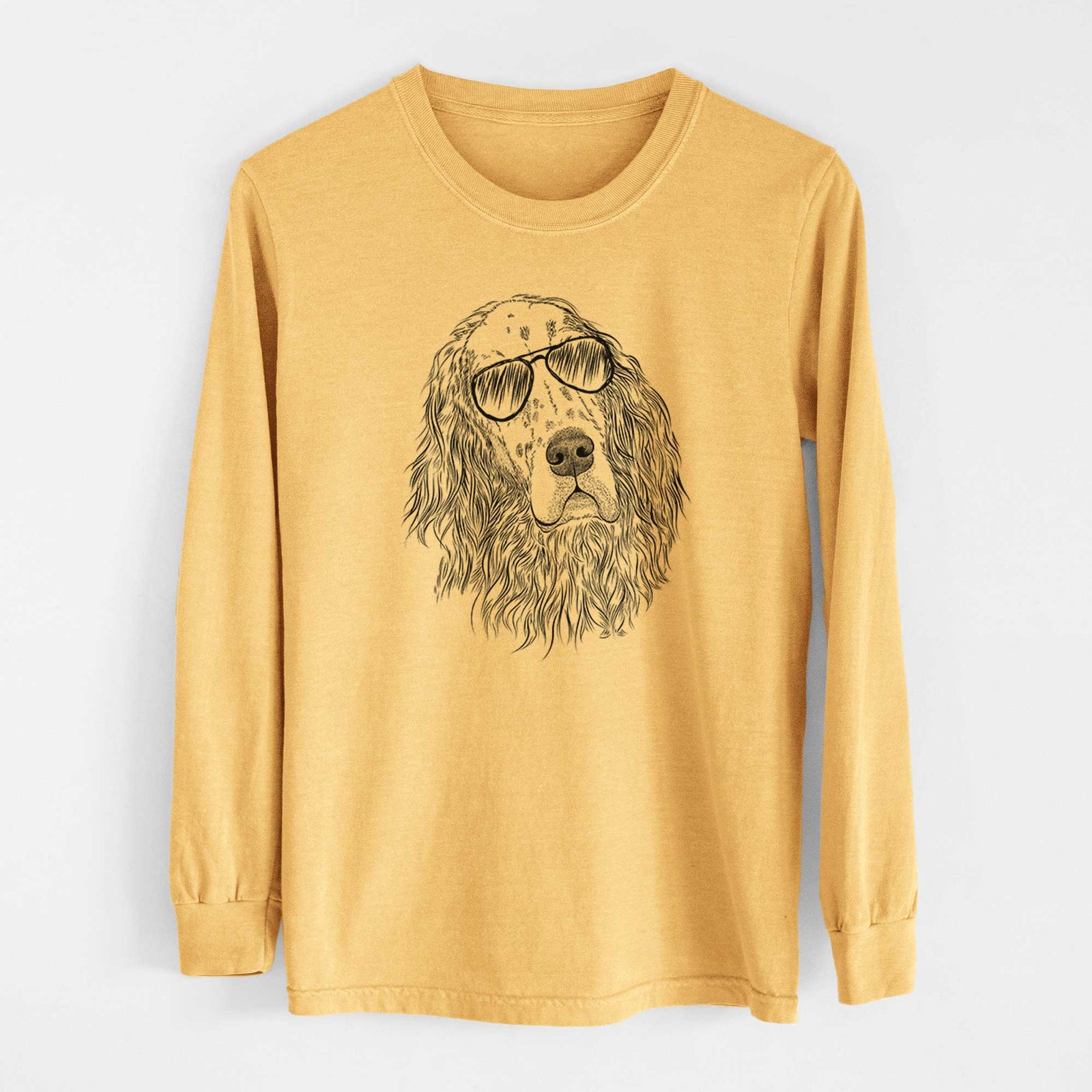 Aviators Dexter the English Setter - Heavyweight 100% Cotton Long Sleeve