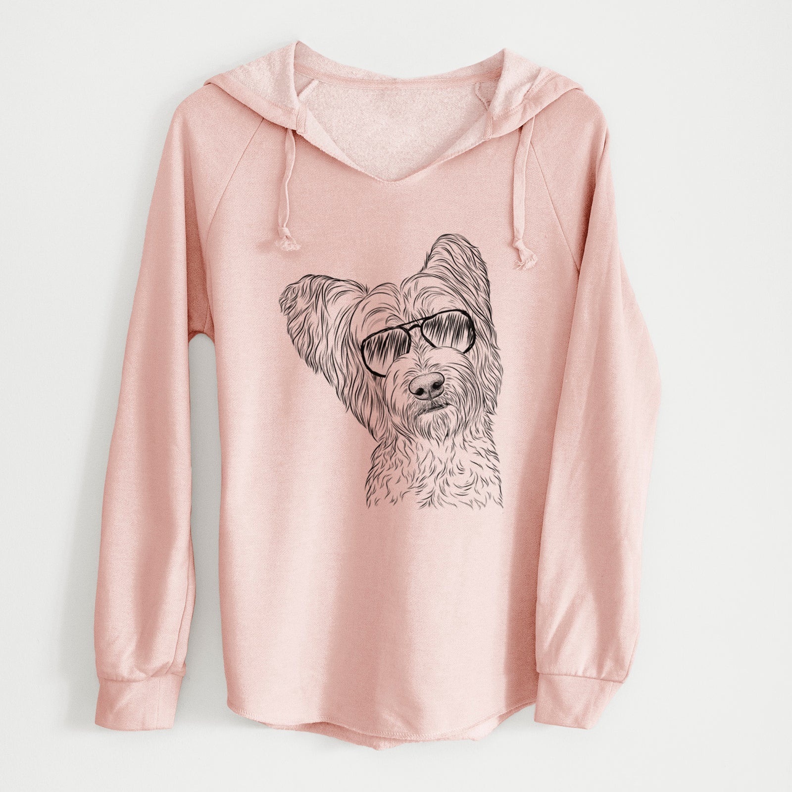 Aviator Dexter the Terrier Mix - Cali Wave Hooded Sweatshirt