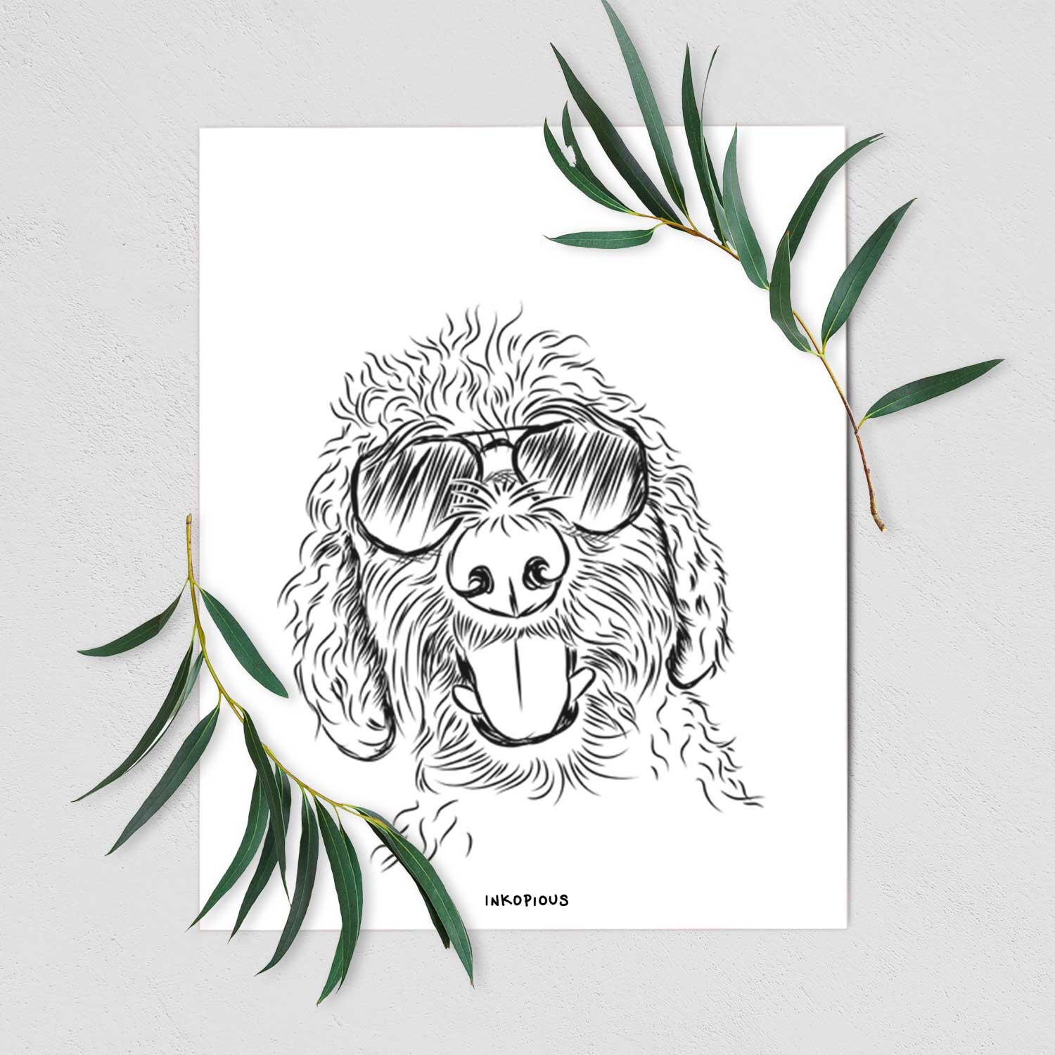 Dixie the Doodle Art Print