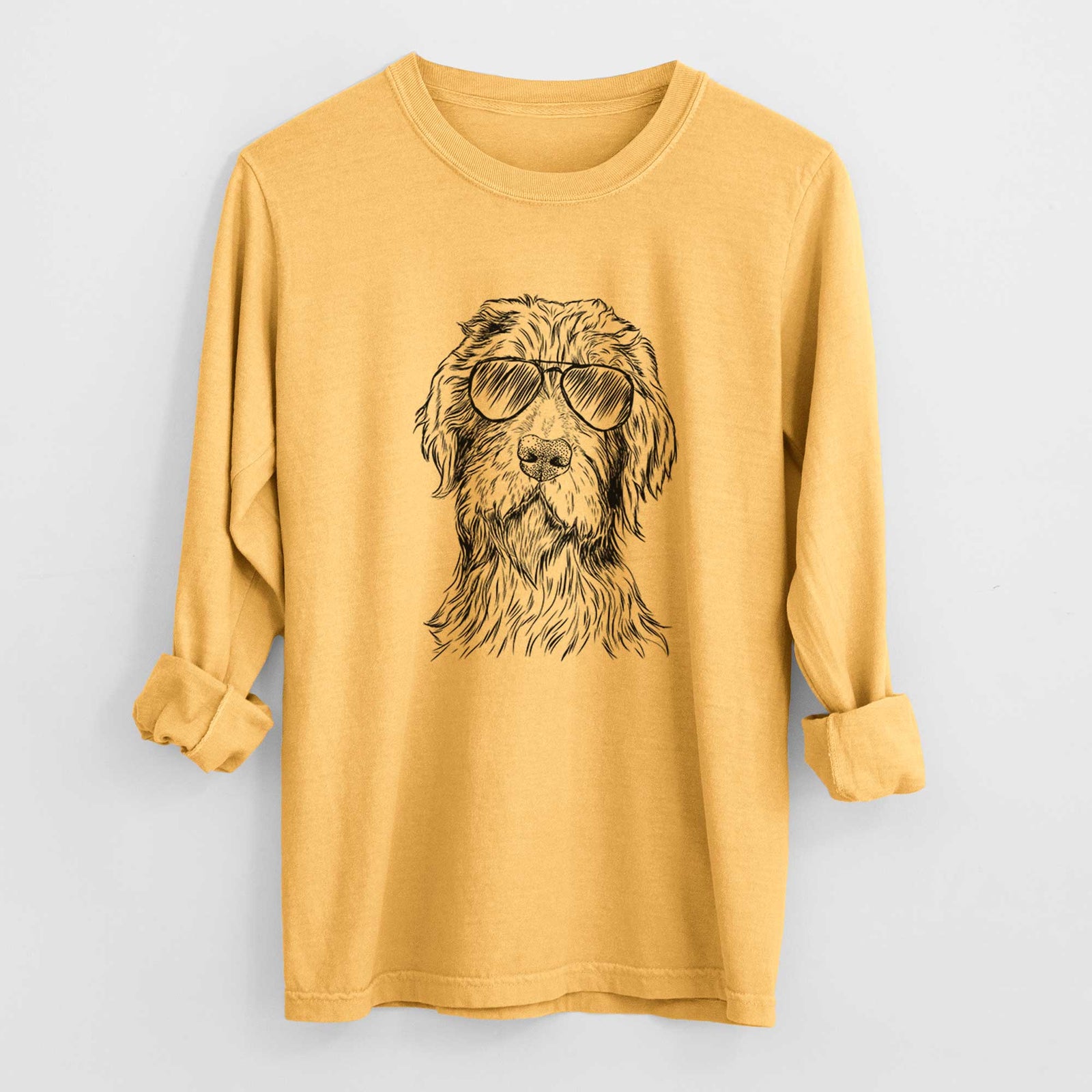 Aviators Doc Holliday the Pudelpointer - Heavyweight 100% Cotton Long Sleeve