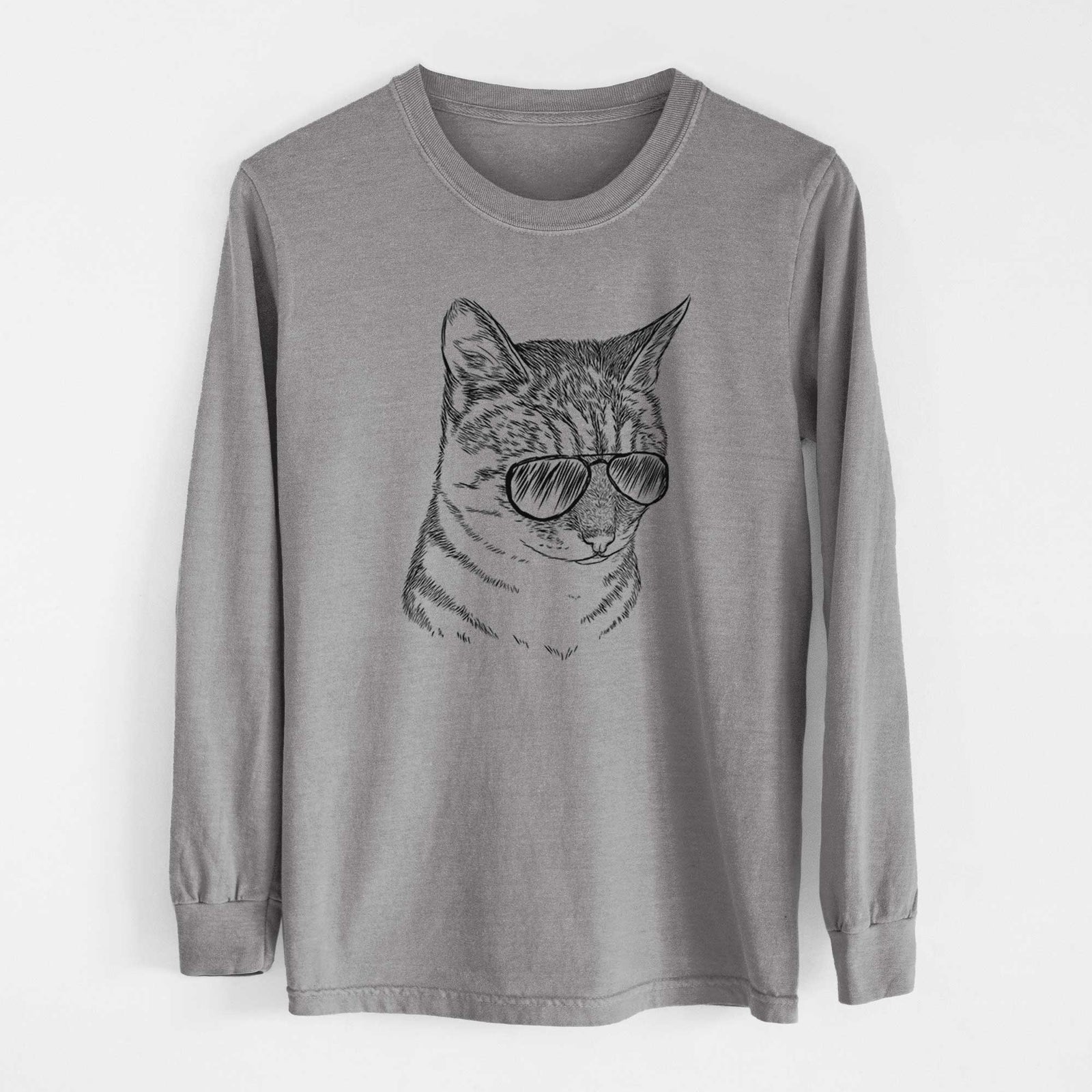 Aviators Dora the Tabby Cat - Heavyweight 100% Cotton Long Sleeve