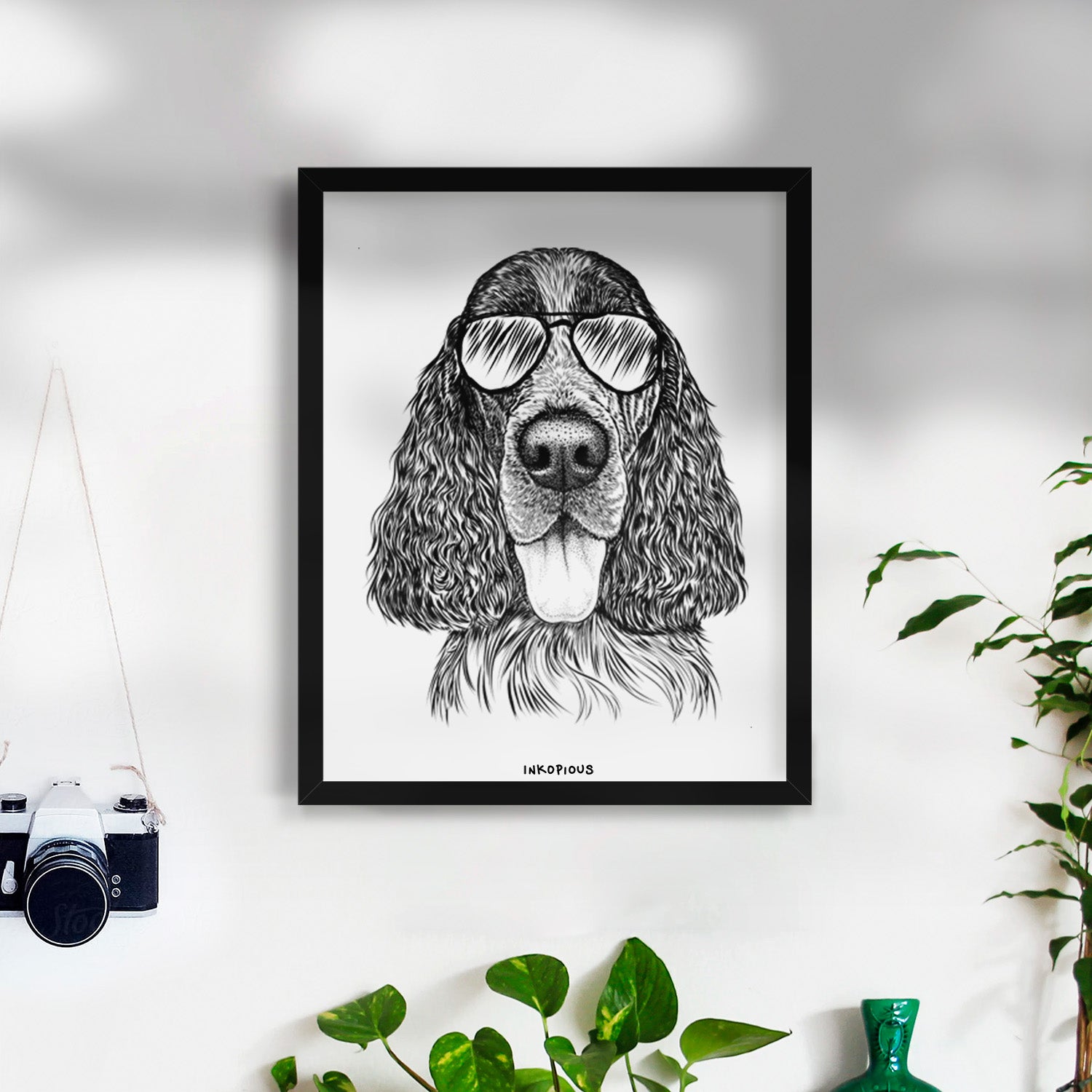 Duke the English Springer Spaniel Art Print
