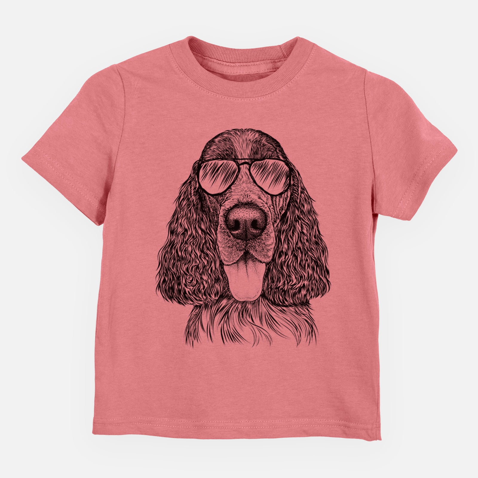 Aviator Duke the English Springer Spaniel - Kids/Youth/Toddler Shirt