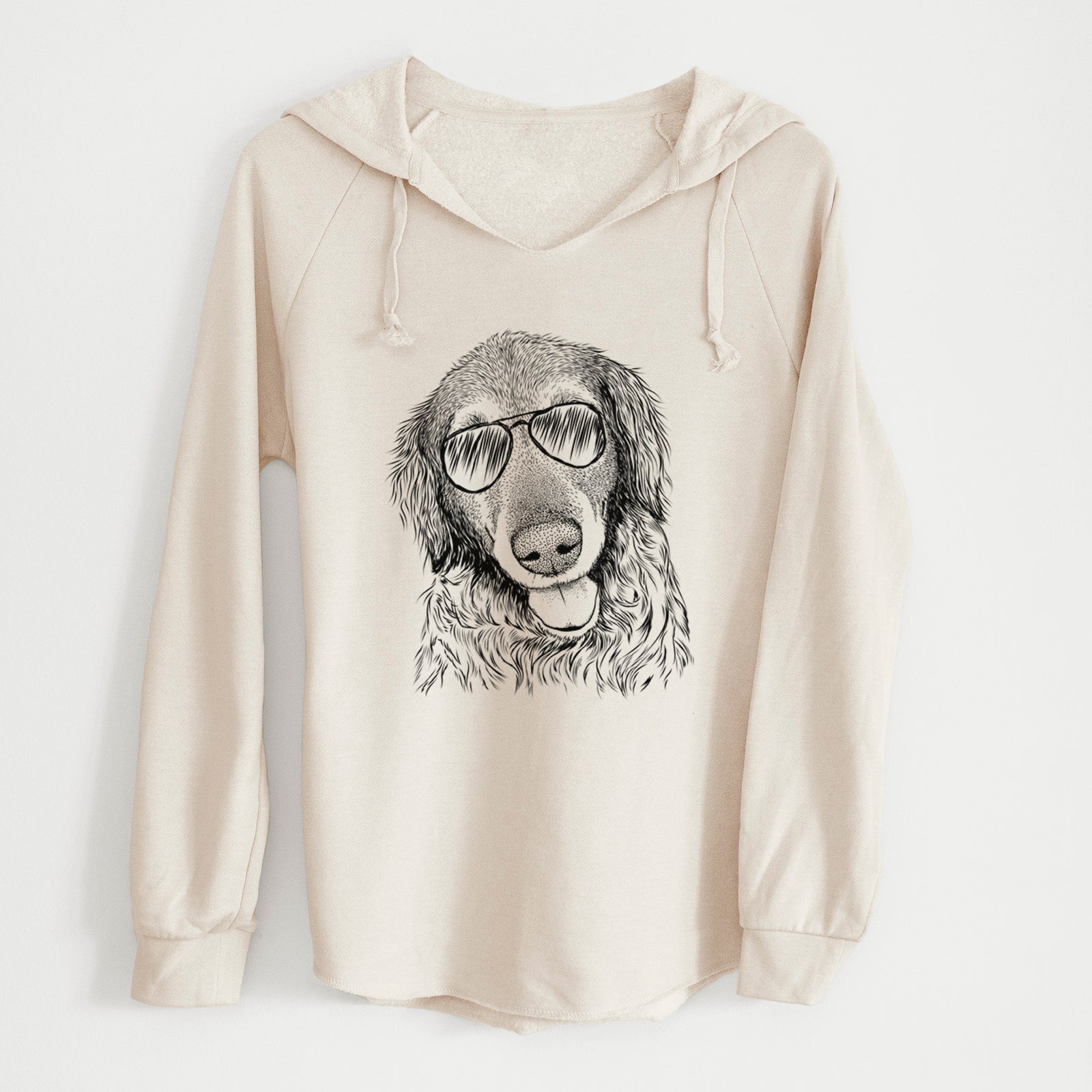 Aviator Duncan the Golden Retriever - Cali Wave Hooded Sweatshirt