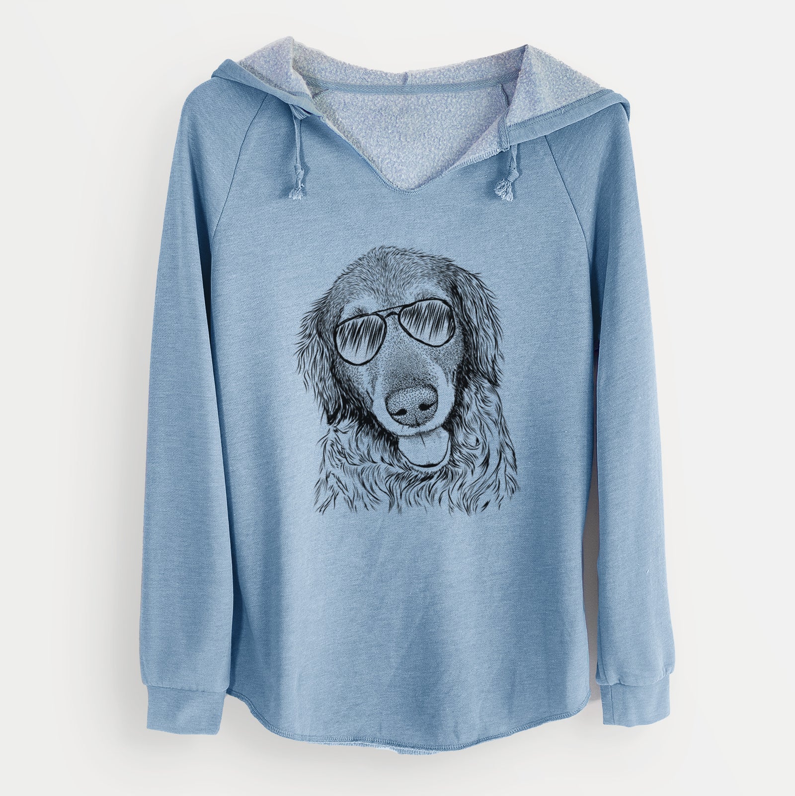 Aviator Duncan the Golden Retriever - Cali Wave Hooded Sweatshirt