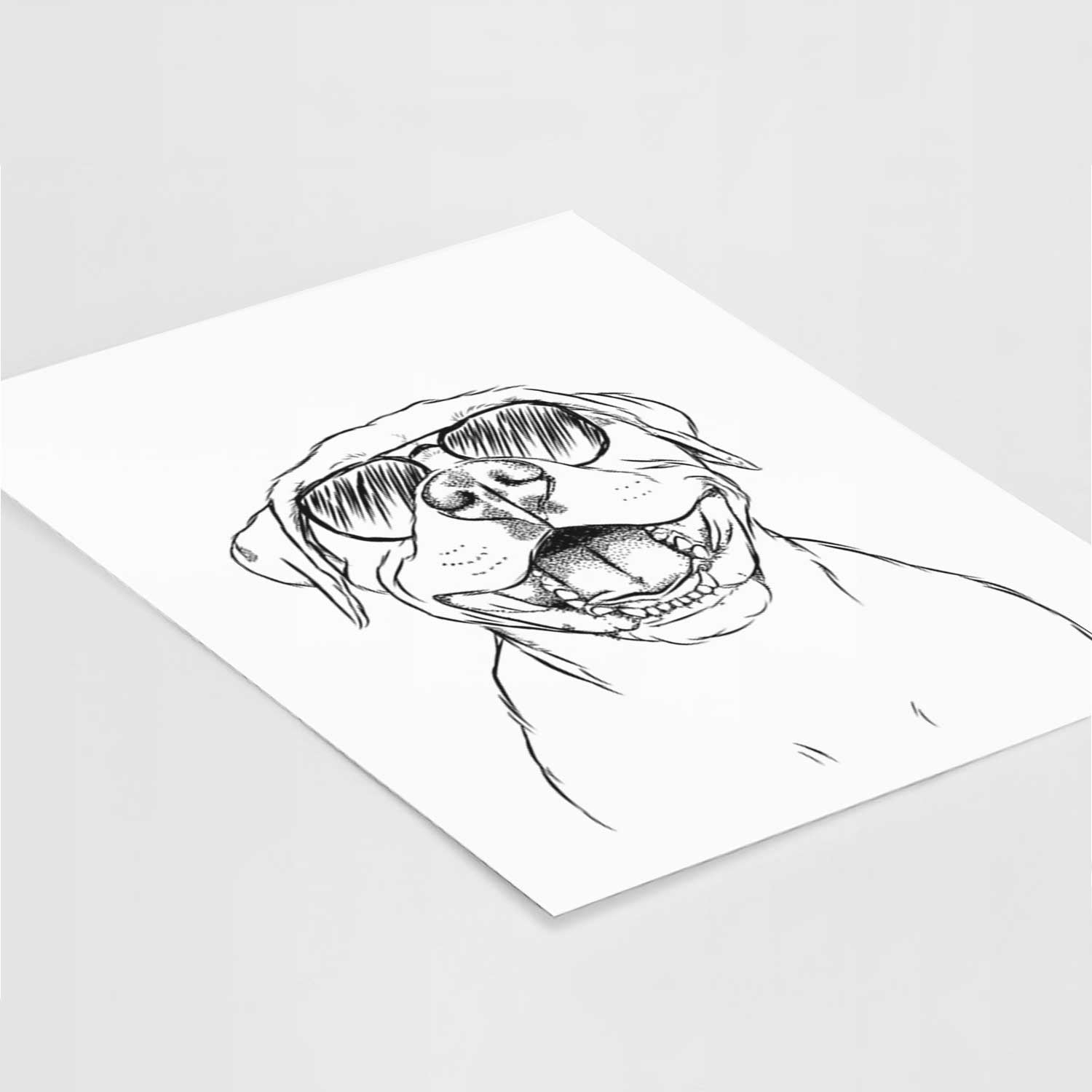 Dutch the Mixed Breed Art Print