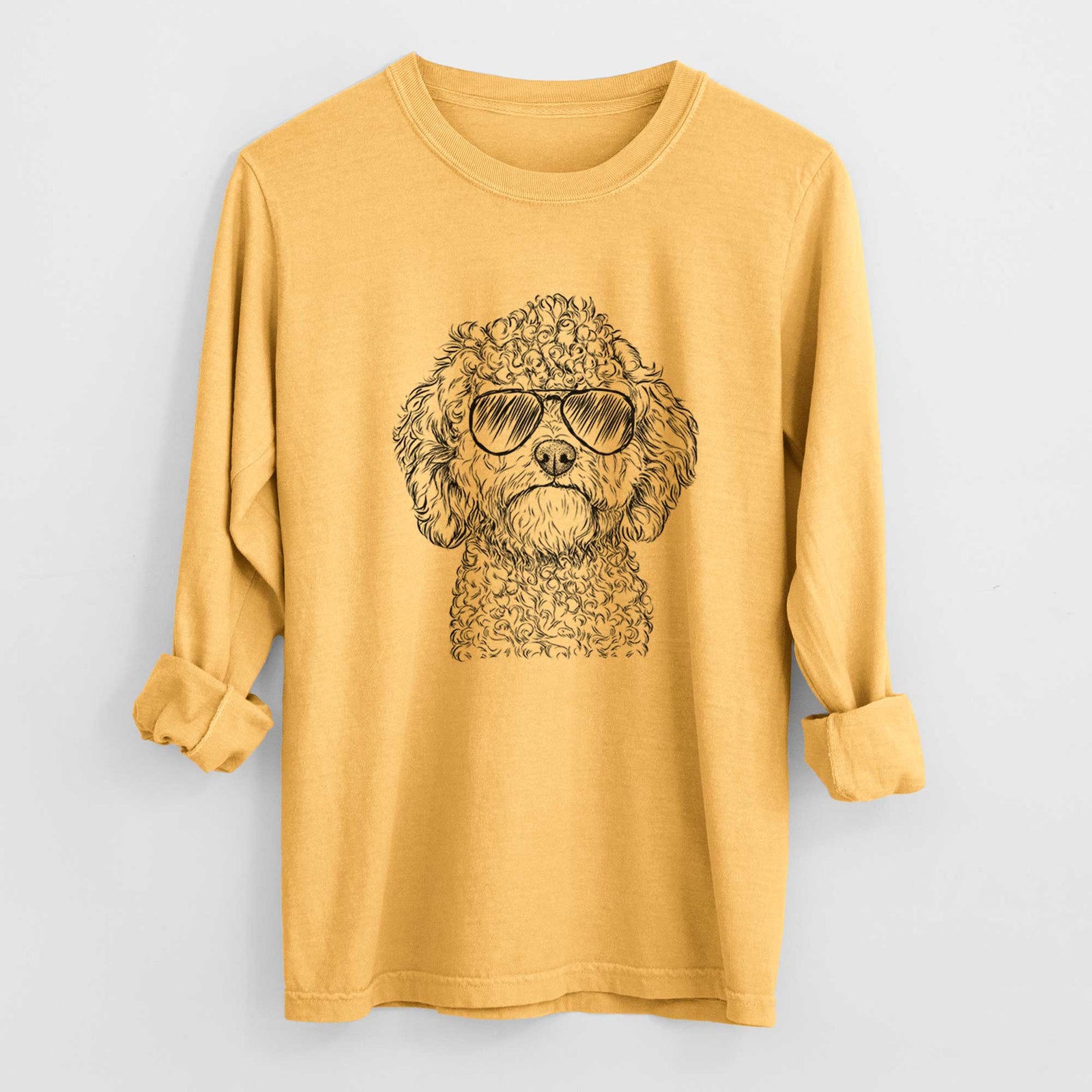Aviators Edgar the Shihpoo - Heavyweight 100% Cotton Long Sleeve
