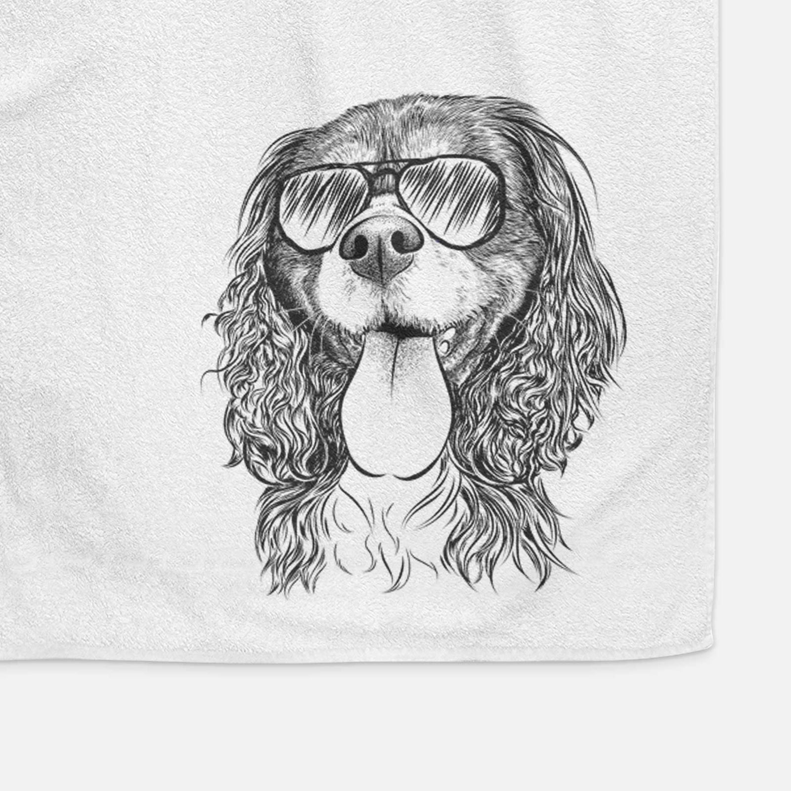 Elizabeth the Cavalier King Charles Spaniel Decorative Hand Towel