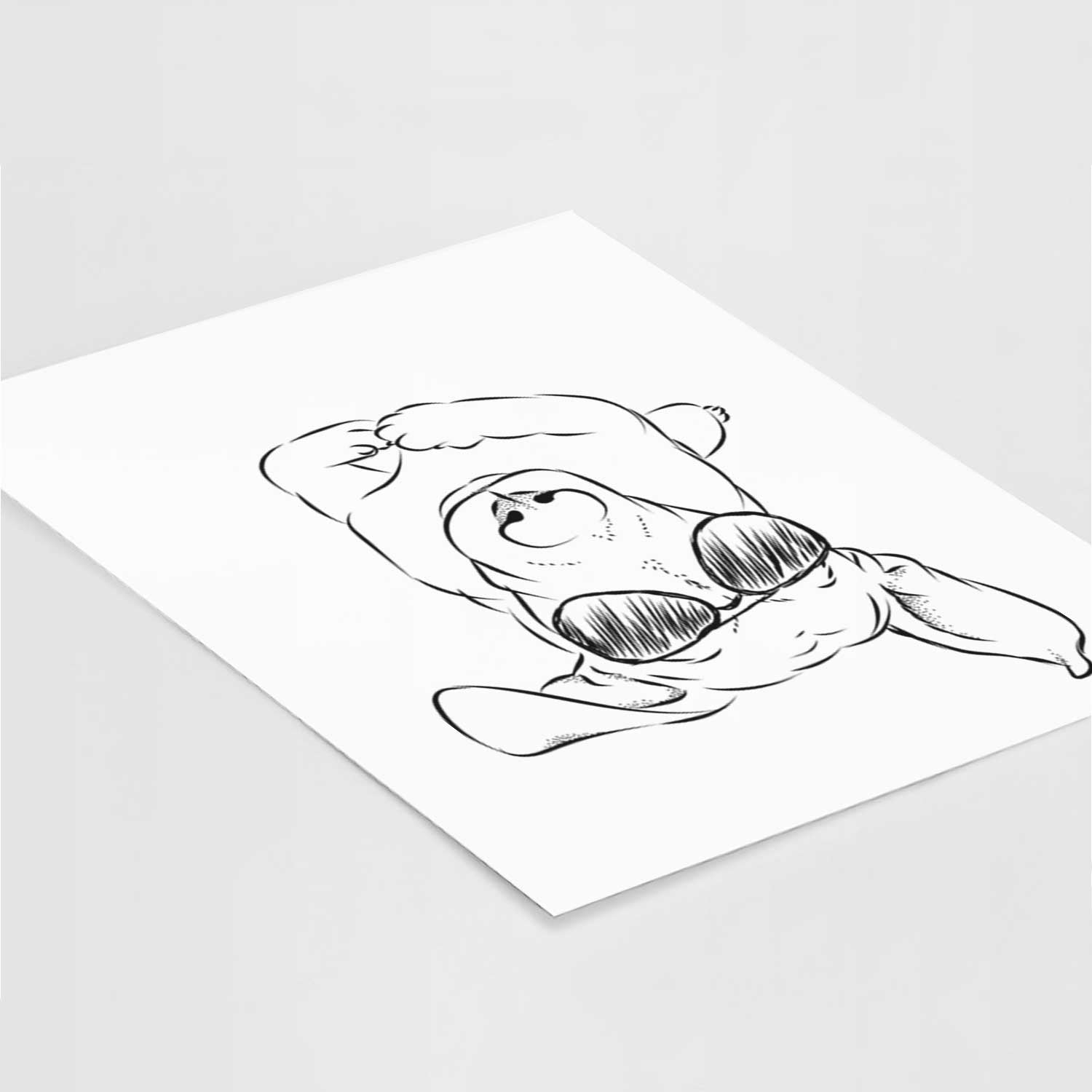 Eloise the Mixed Breed Art Print