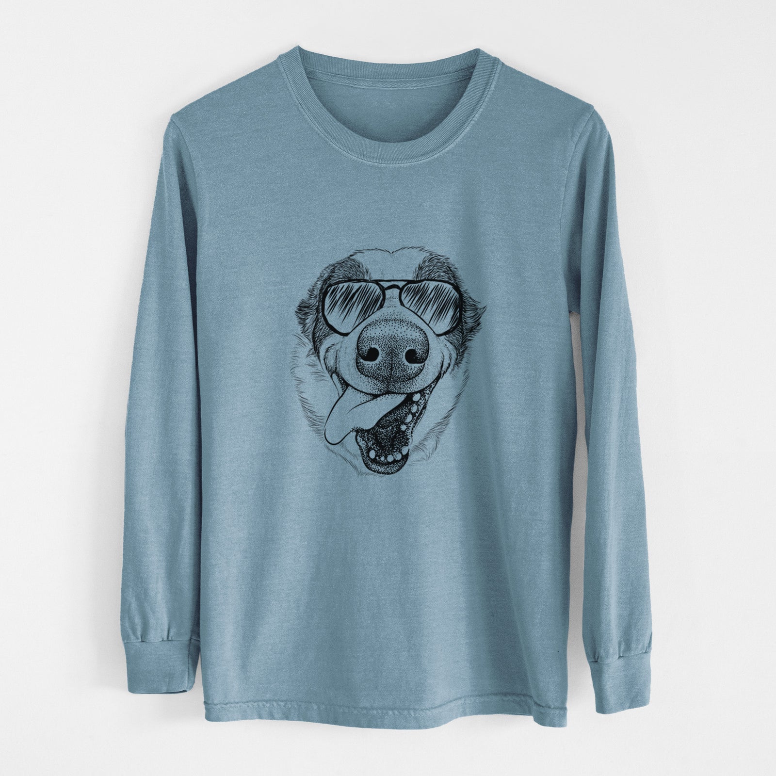 Aviators Elwood the Border Collie - Heavyweight 100% Cotton Long Sleeve